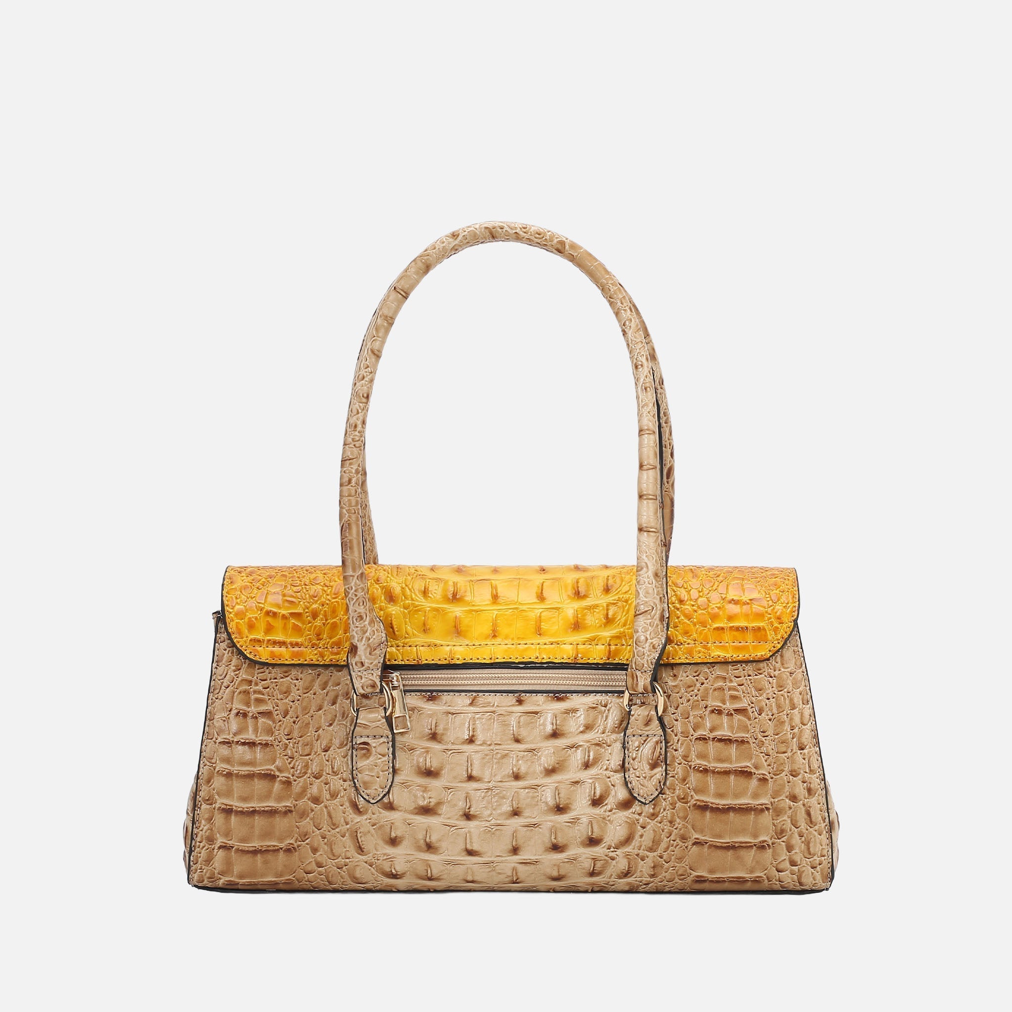 Liviana Croc-Embossed Shoulder Bag-thumbmail-4