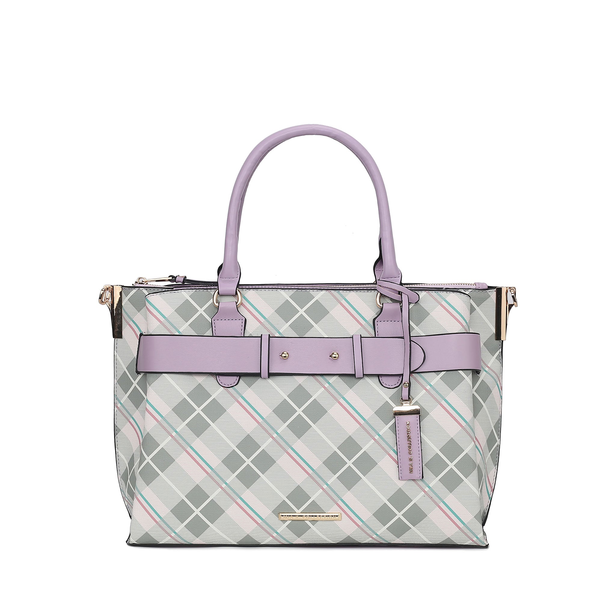 Vivian Plaid Shoulder Bag-thumbmail-2