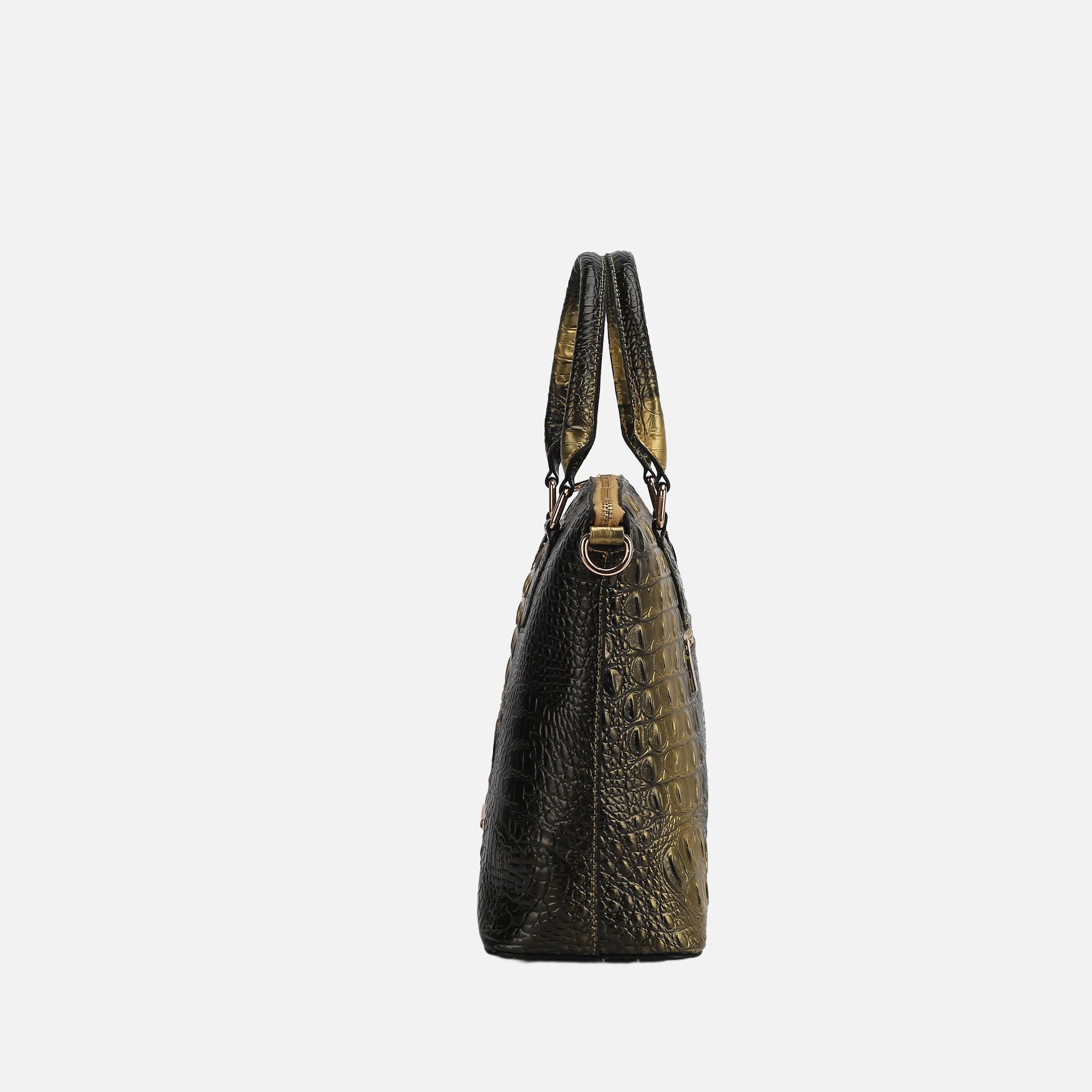 Liora Croc-Embossed Tote Bag and Set-thumbmail-3