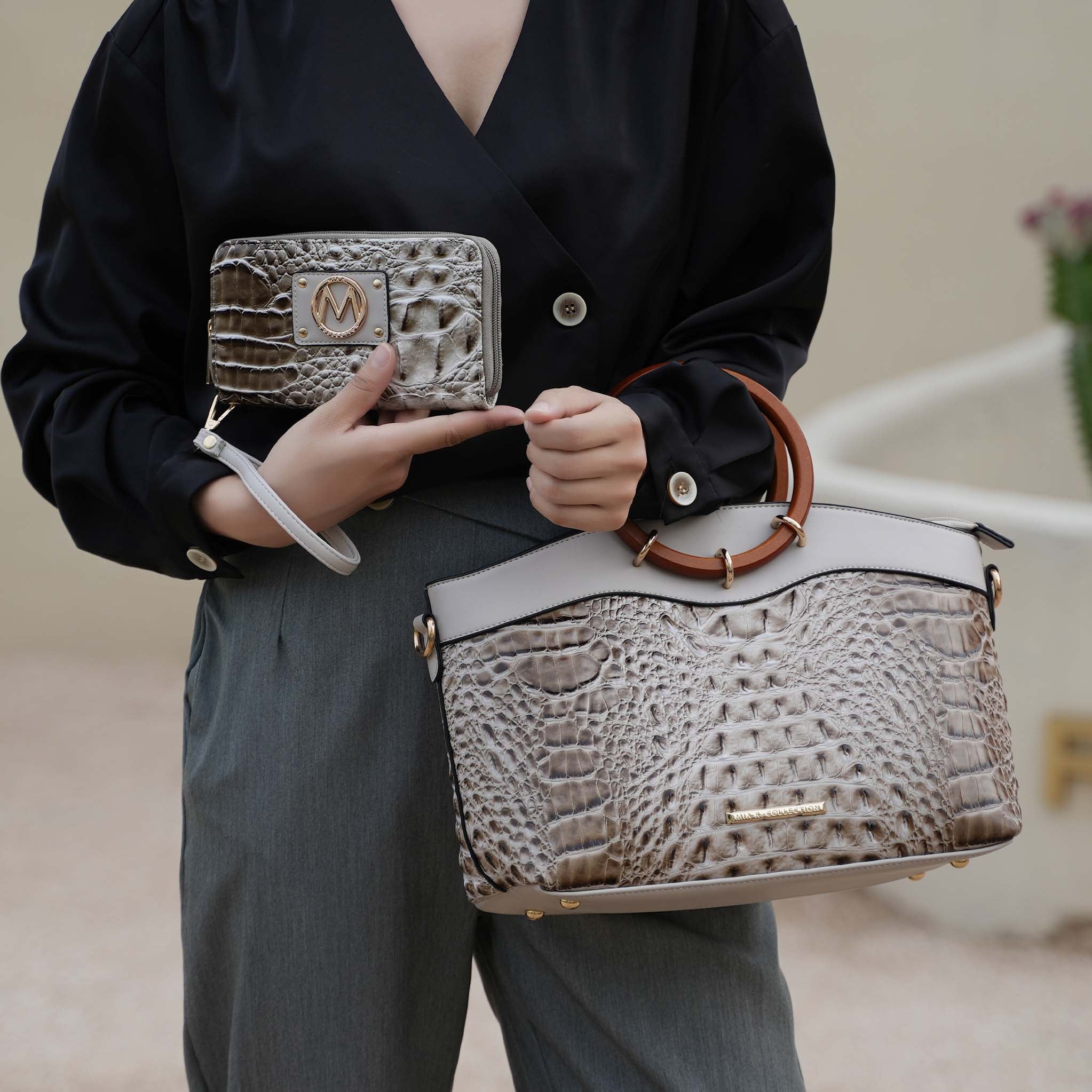 Phoebe Tote Bag and Wallet Set-thumbmail-3
