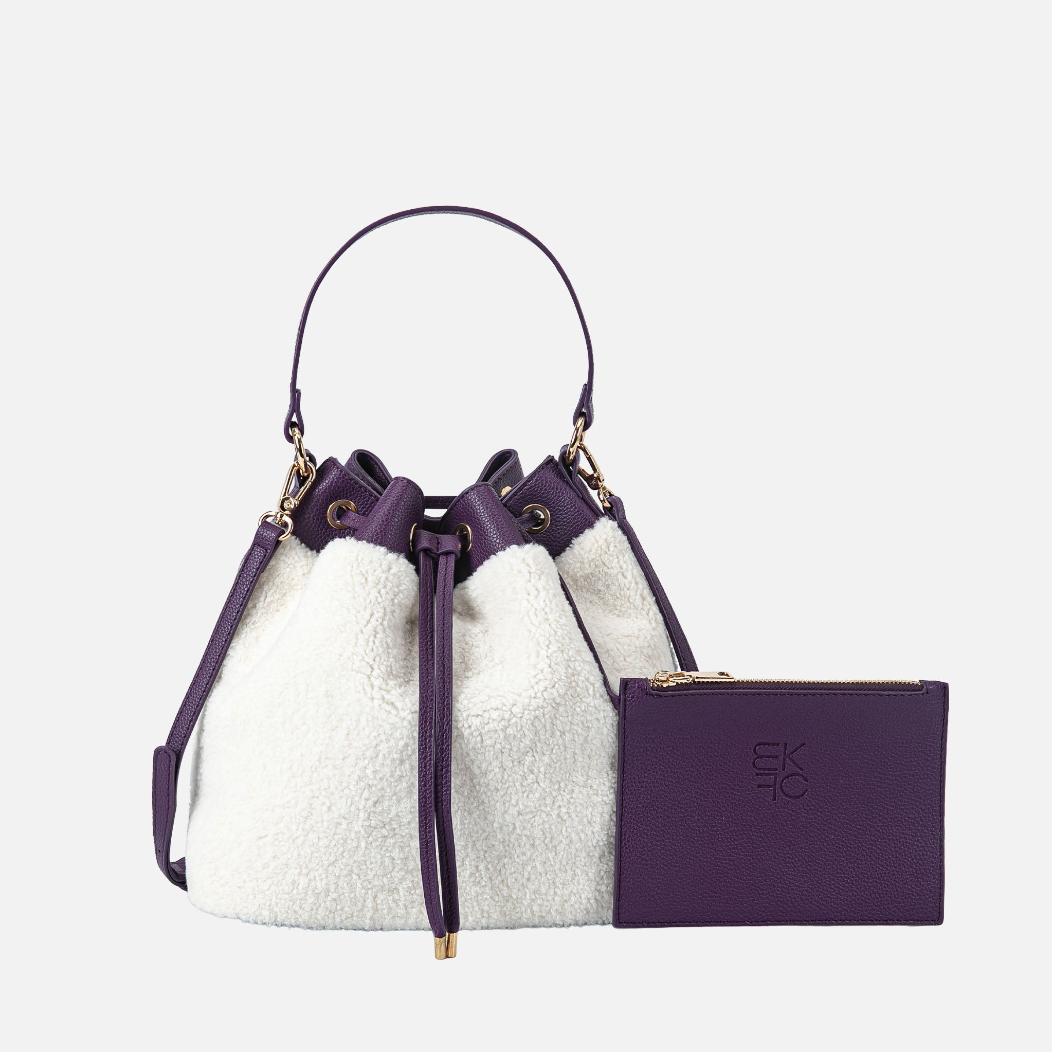 Saryn Faux Fur Bucket Bag and Set-thumbmail-5