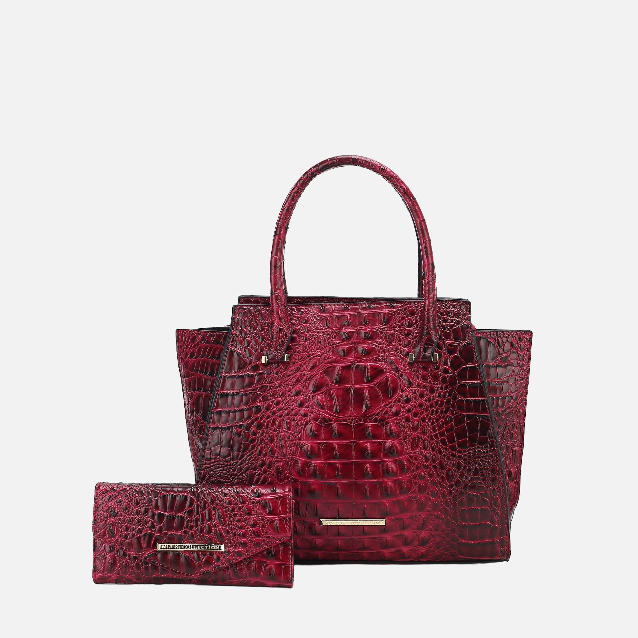 Viridiana Croc Tote Bag and Set-thumbmail-7