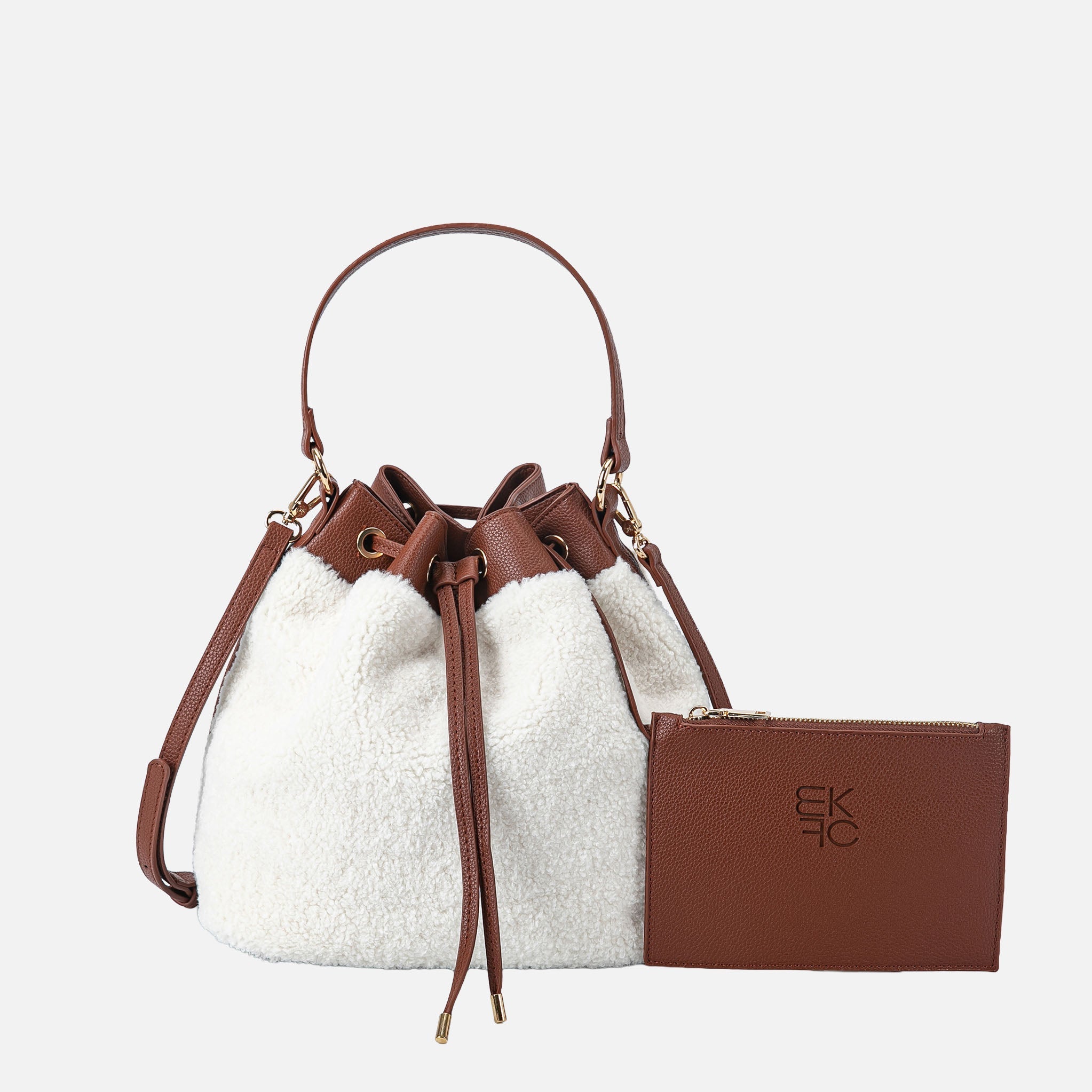 Saryn Faux Fur Bucket Bag and Set-thumbmail-8