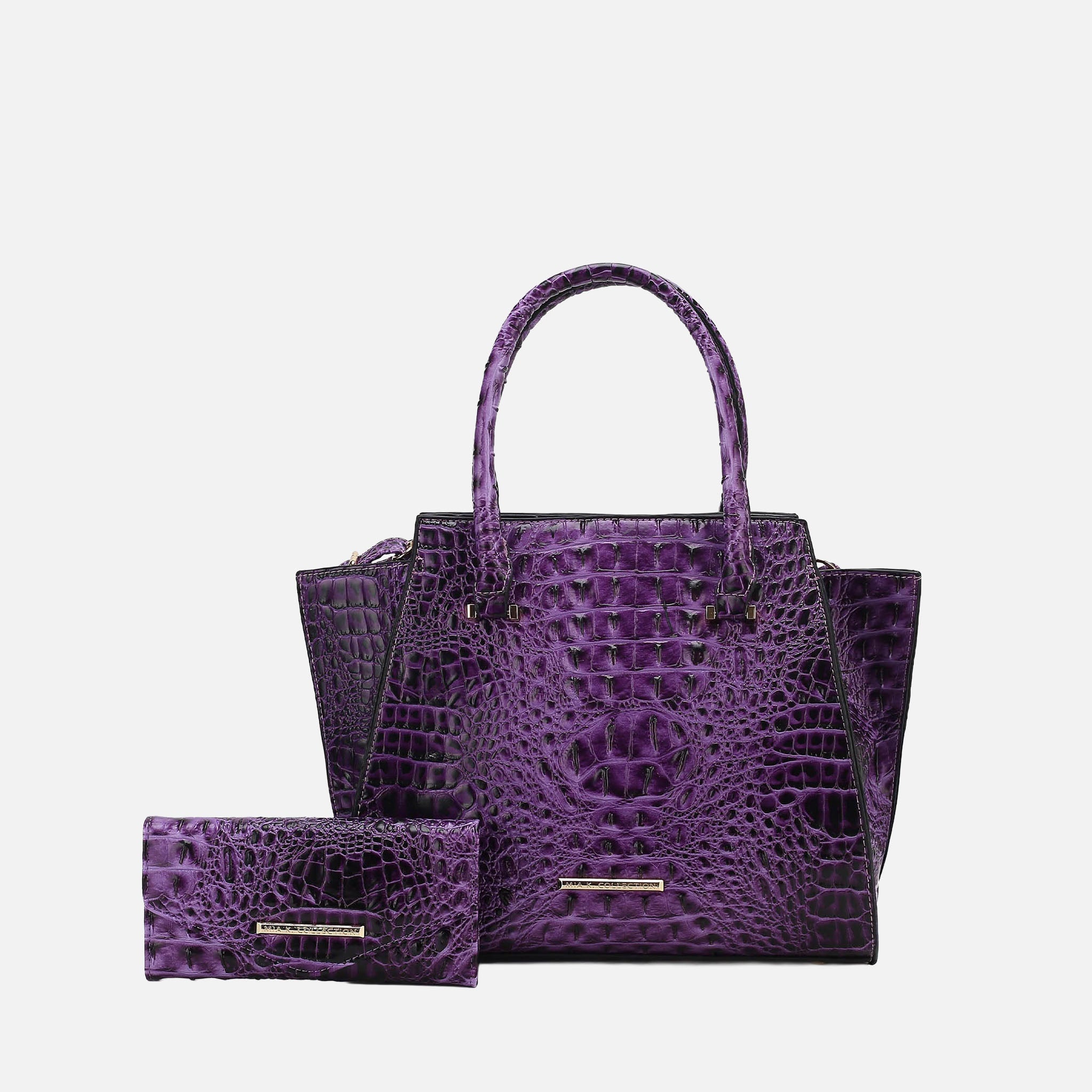 Viridiana Croc Tote Bag and Set-thumbmail-2