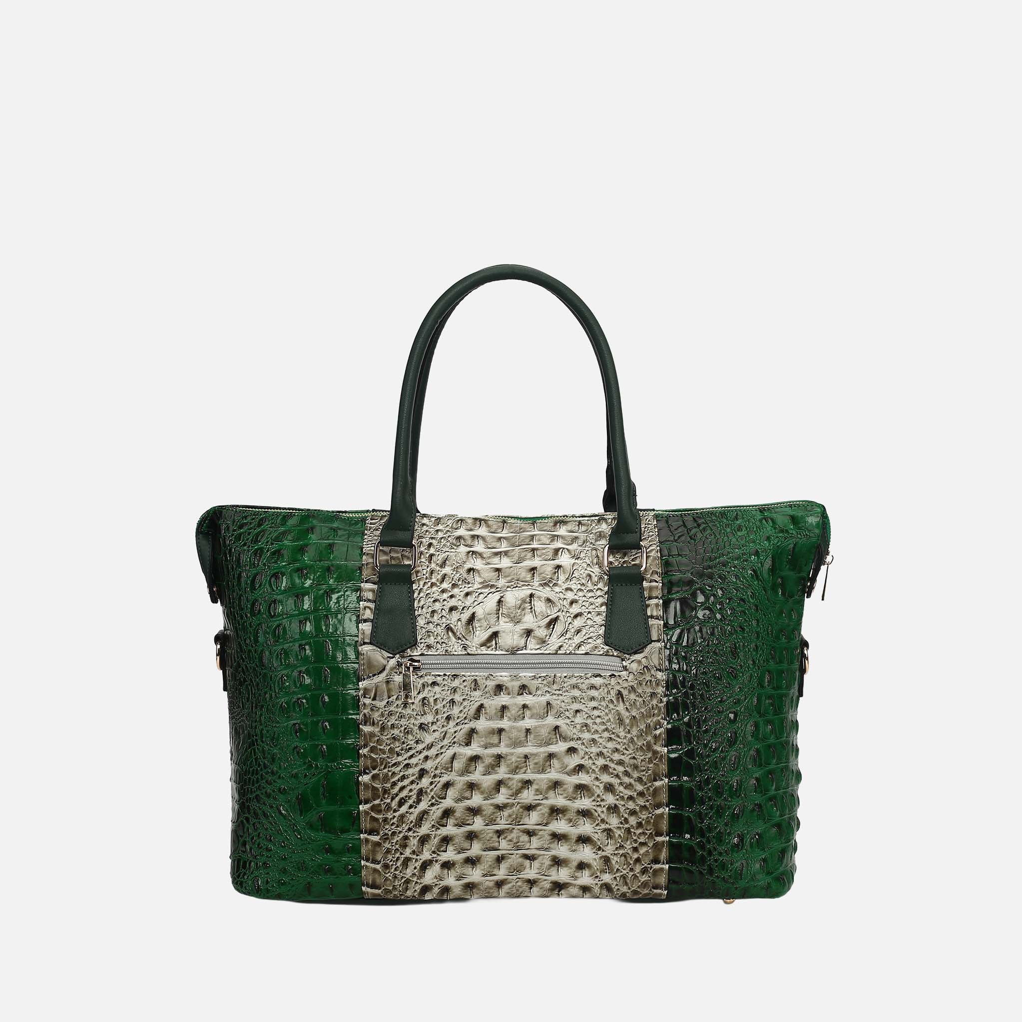 Raven Croc Embossed Duffel Bag-thumbmail-8