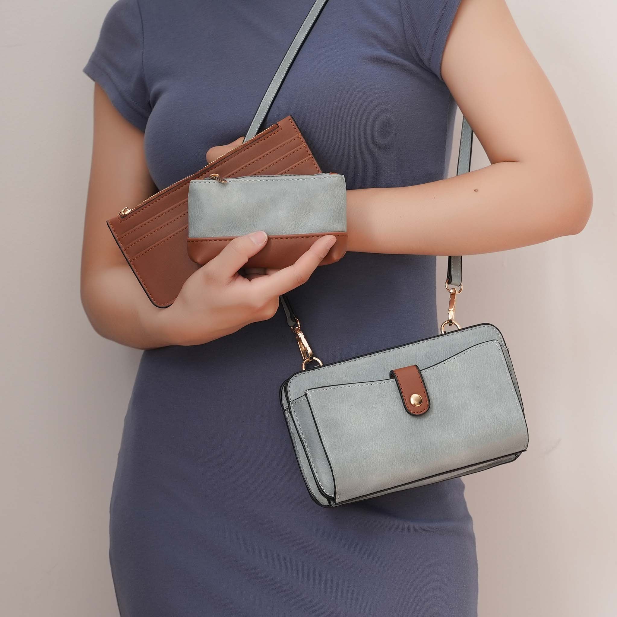 Muriel Crossbody Bag and Card Holder Set-thumbmail-2