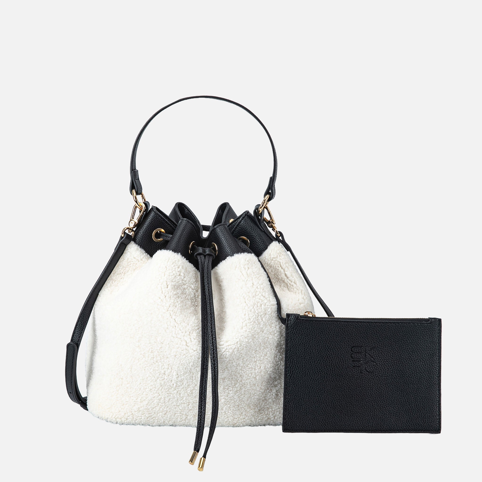 Saryn Faux Fur Bucket Bag and Set-thumbmail-3