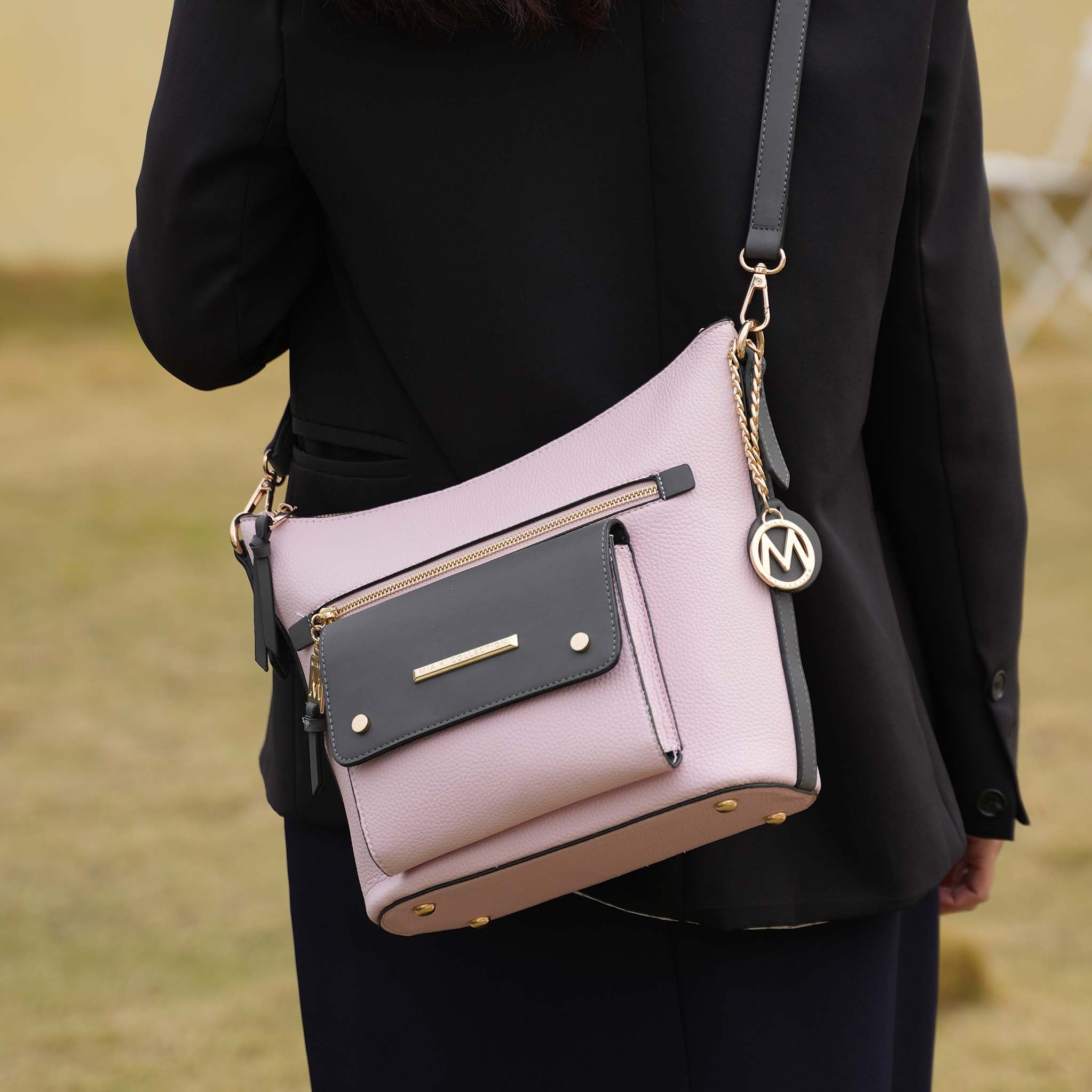 Serenity Color Block Shoulder Bag-thumbmail-4