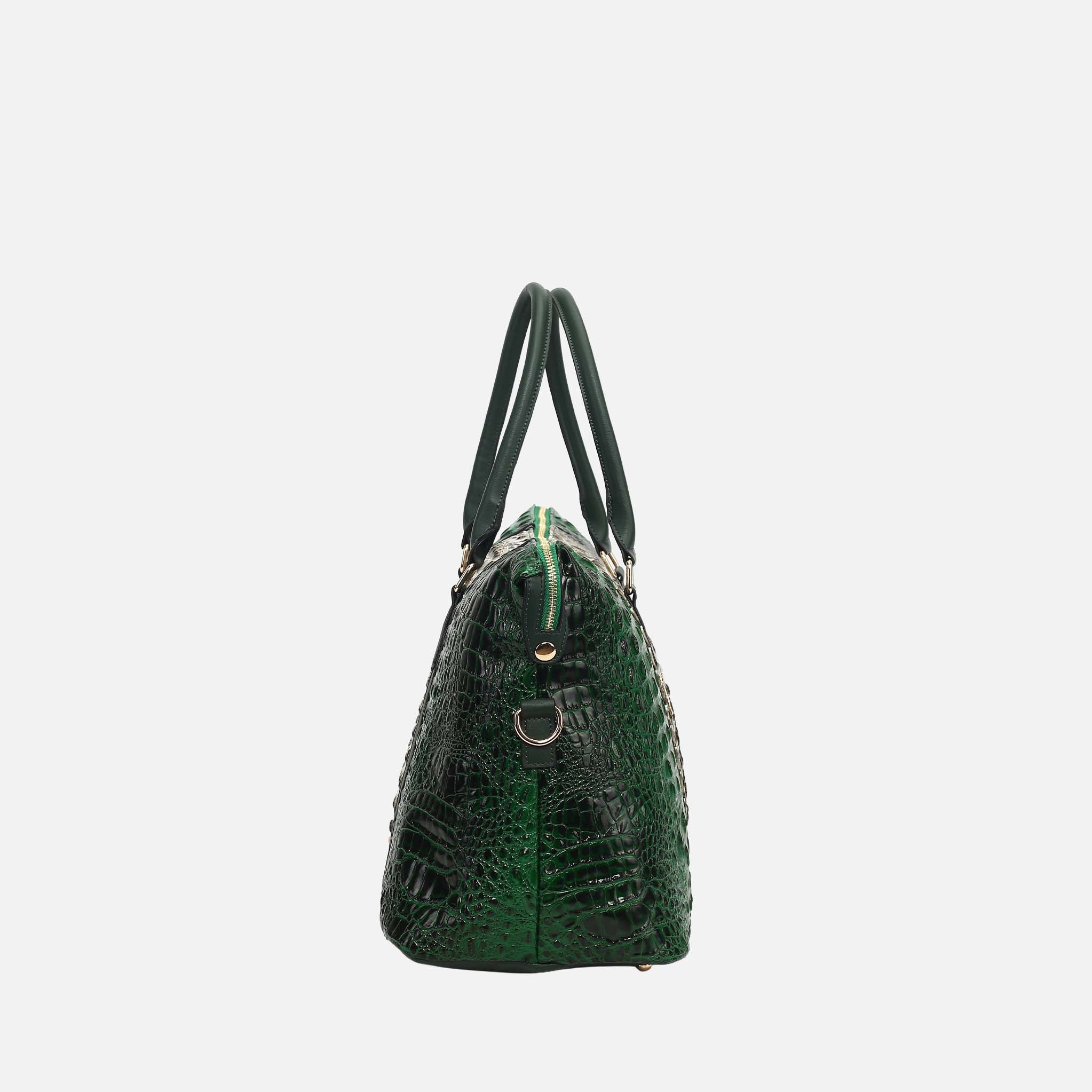 Raven Croc Embossed Duffel Bag-thumbmail-9