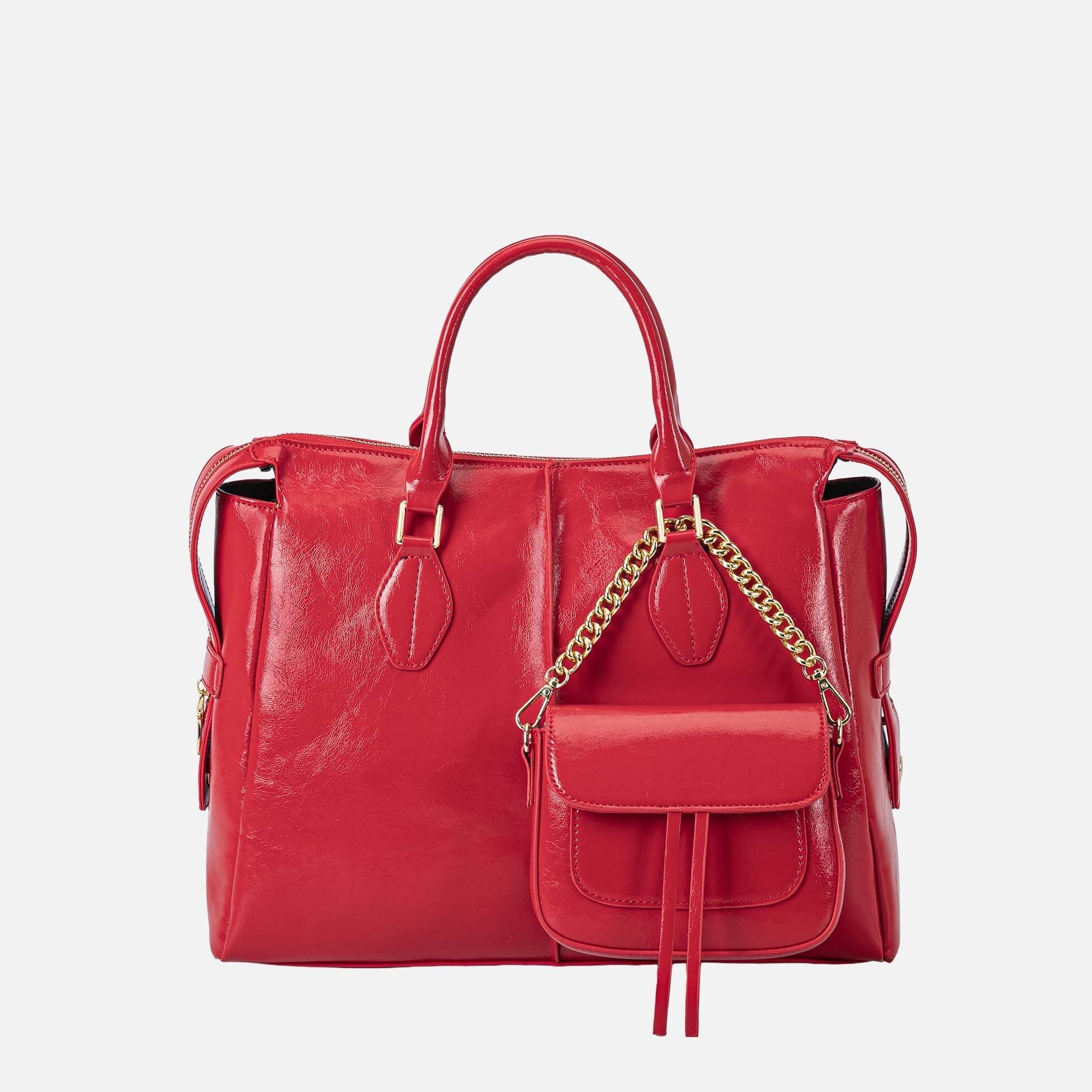 Yareli Tote Bag  With Mini Bag- 2-Piece Set-thumbmail-5