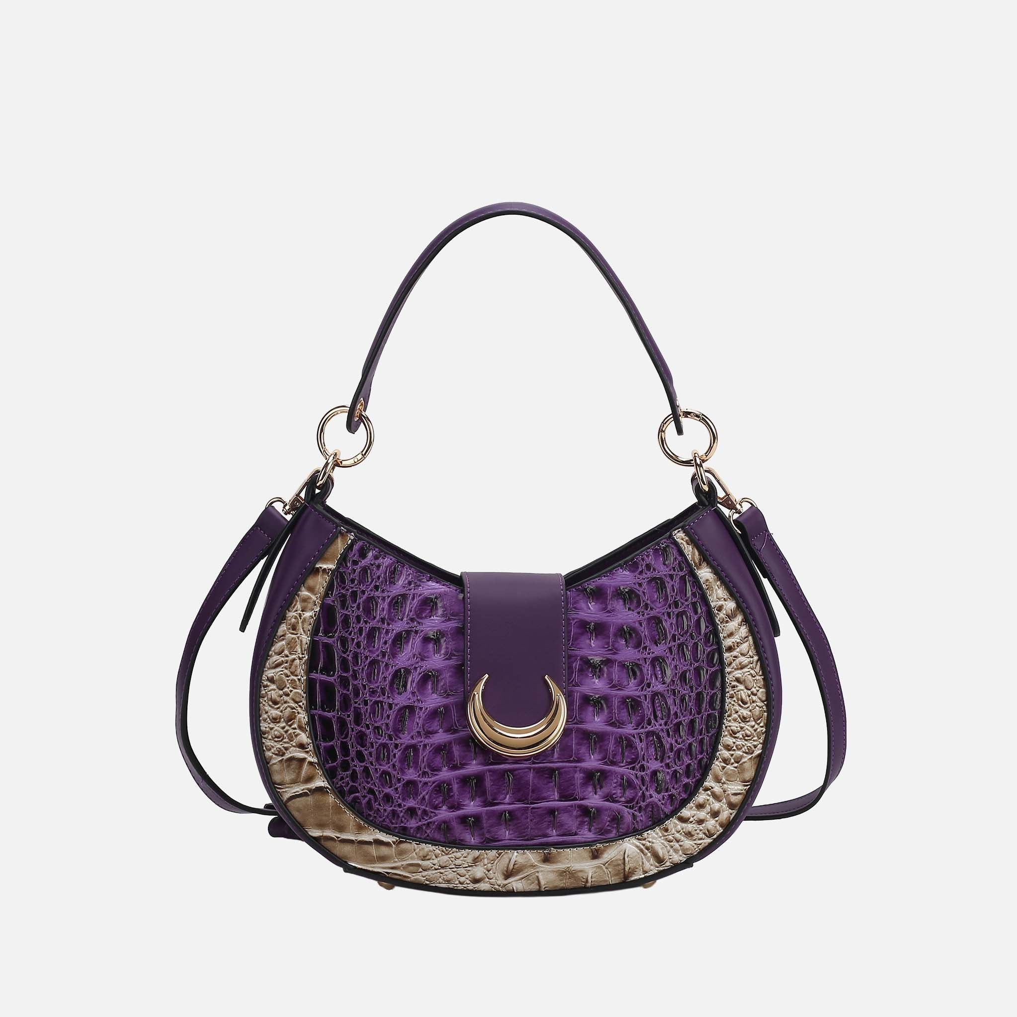 Jain Croc-Embossed Shoulder Bag-thumbmail-4