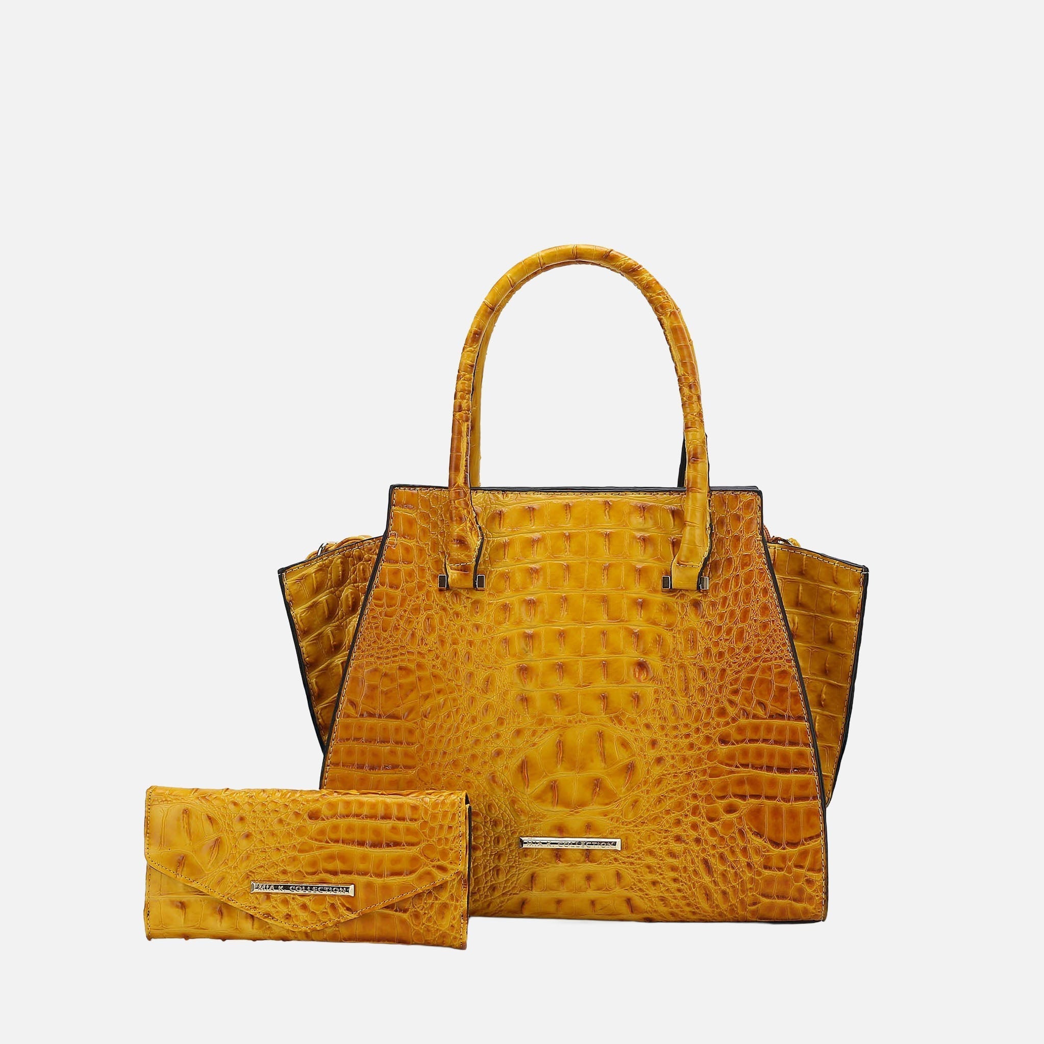 Viridiana Croc Tote Bag and Set-thumbmail-3
