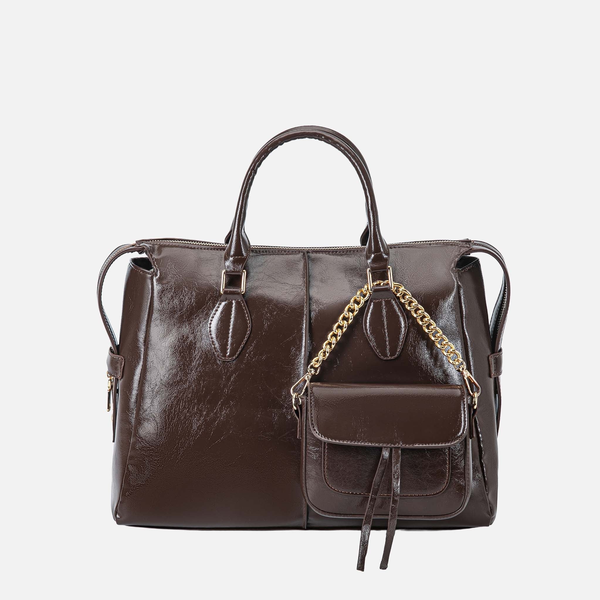 Yareli Tote Bag  With Mini Bag- 2-Piece Set-thumbmail-4