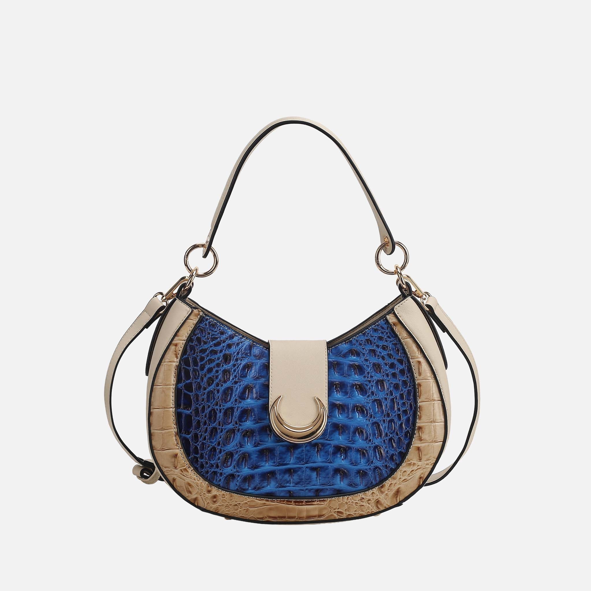 Jain Croc-Embossed Shoulder Bag-thumbmail-7