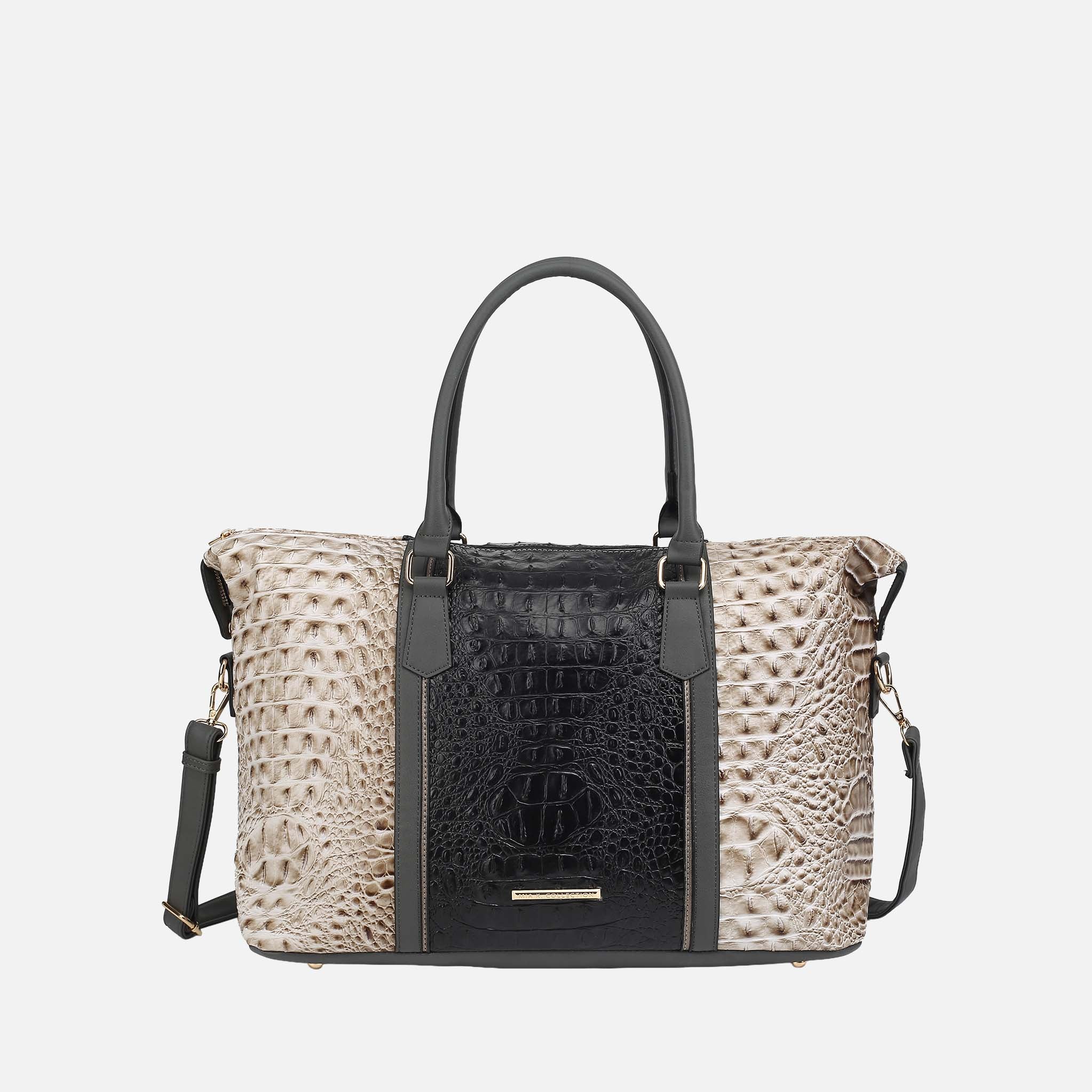Raven Croc Embossed Duffel Bag-thumbmail-1
