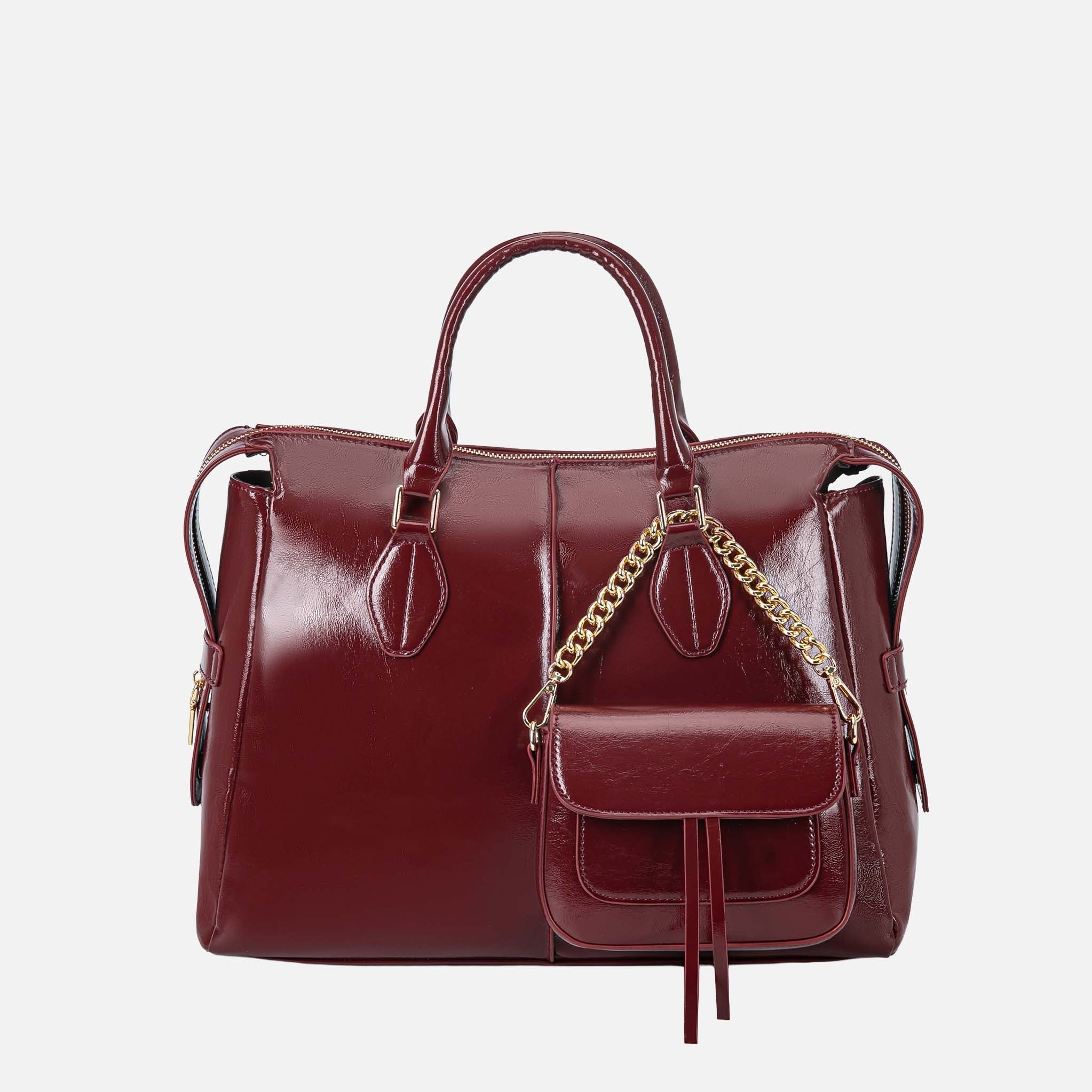 Yareli Tote Bag  With Mini Bag- 2-Piece Set-thumbmail-17