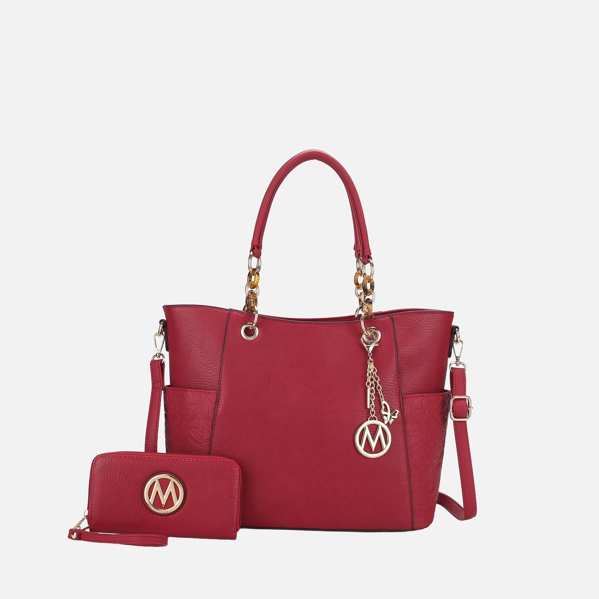 Merlina Embossed Tote Bag and Set-thumbmail-15