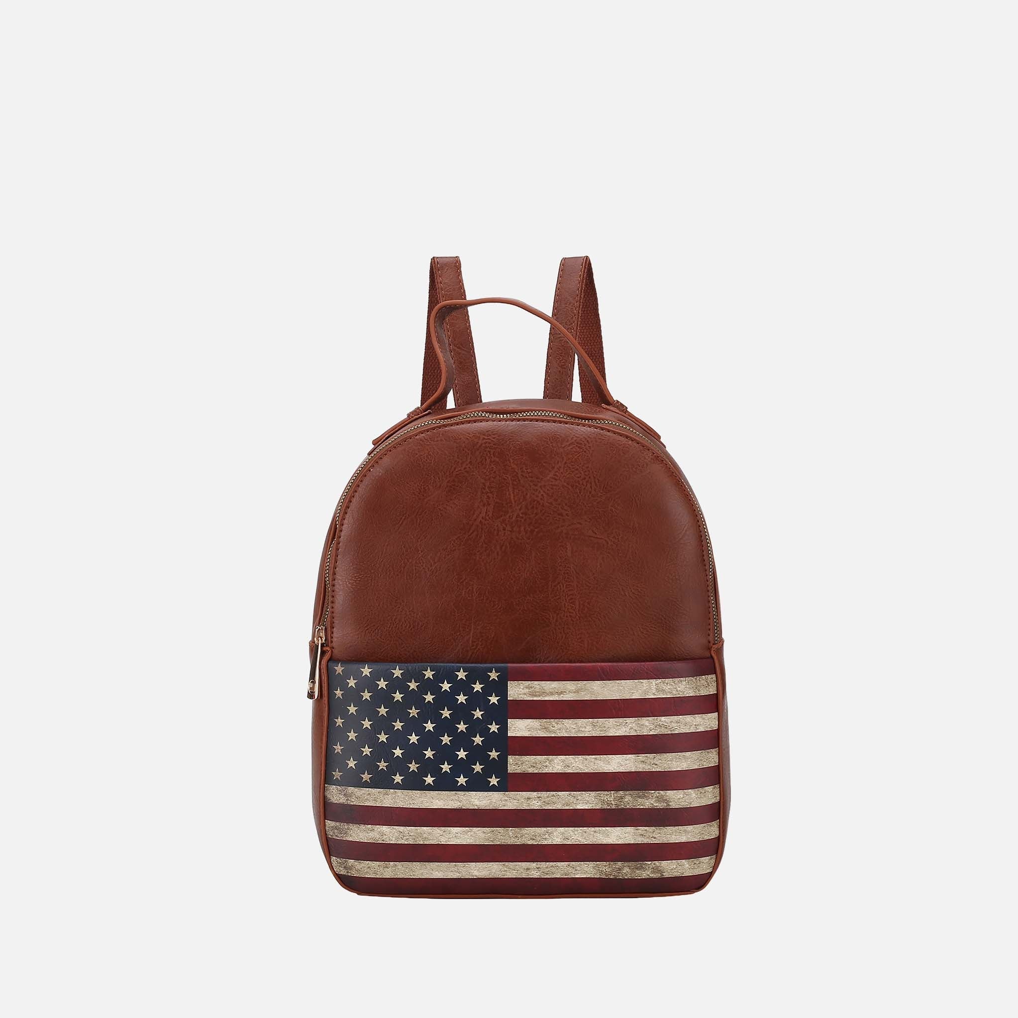 Briella Flag Print Backpack-thumbmail-9