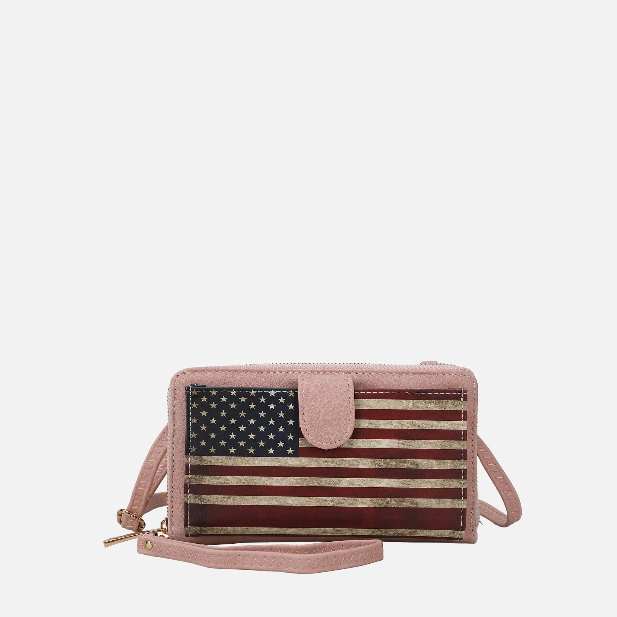 Kiara Printed Flag Phone Crossbody Bag-thumbmail-6
