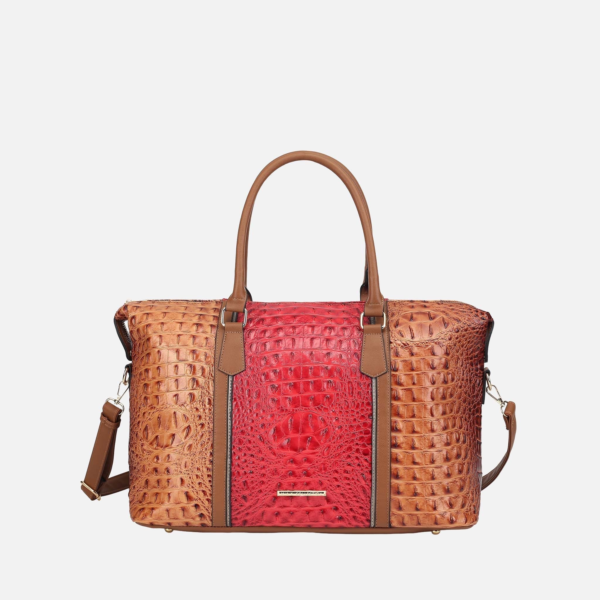 Raven Croc Embossed Duffel Bag-thumbmail-9