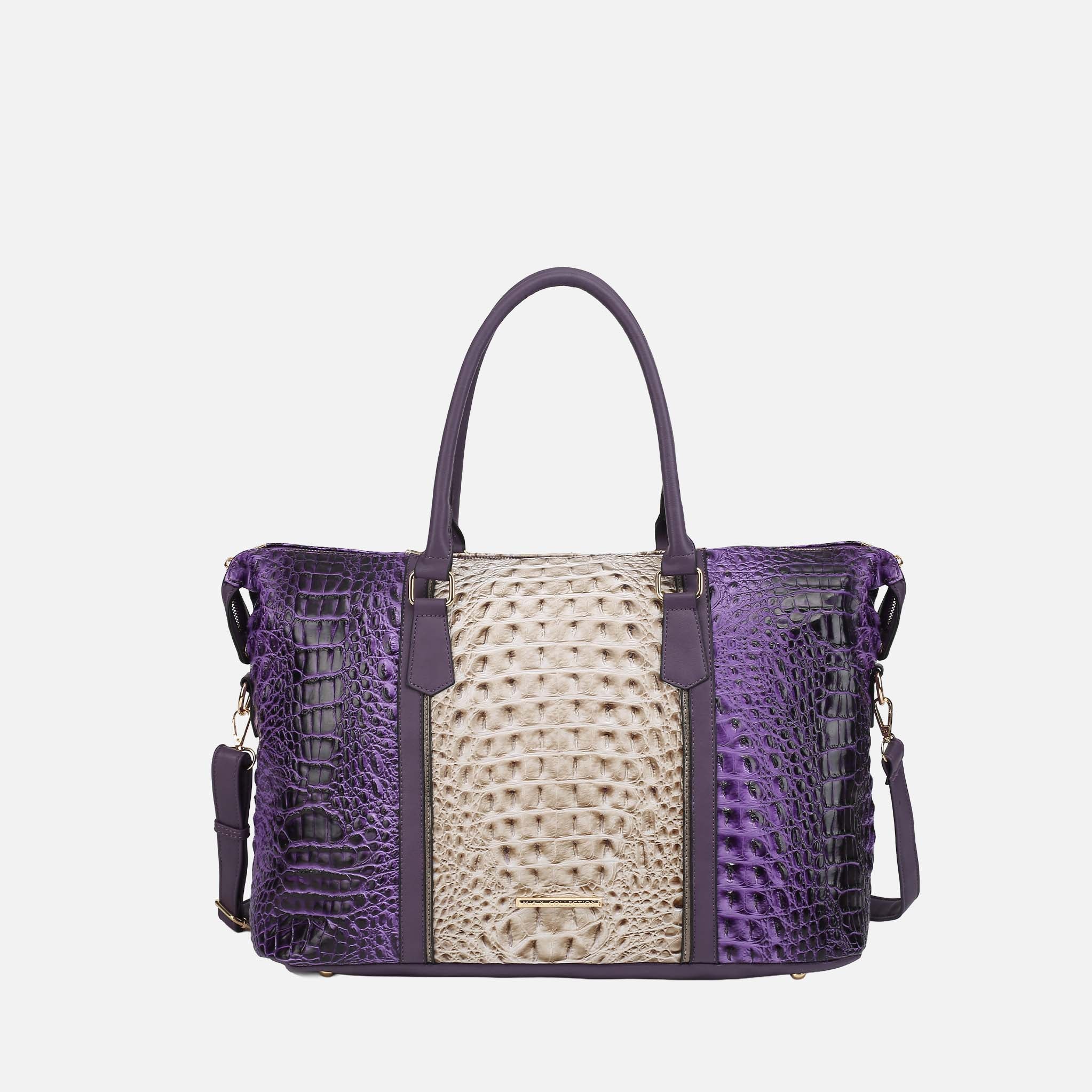 Raven Croc Embossed Duffel Bag-thumbmail-12