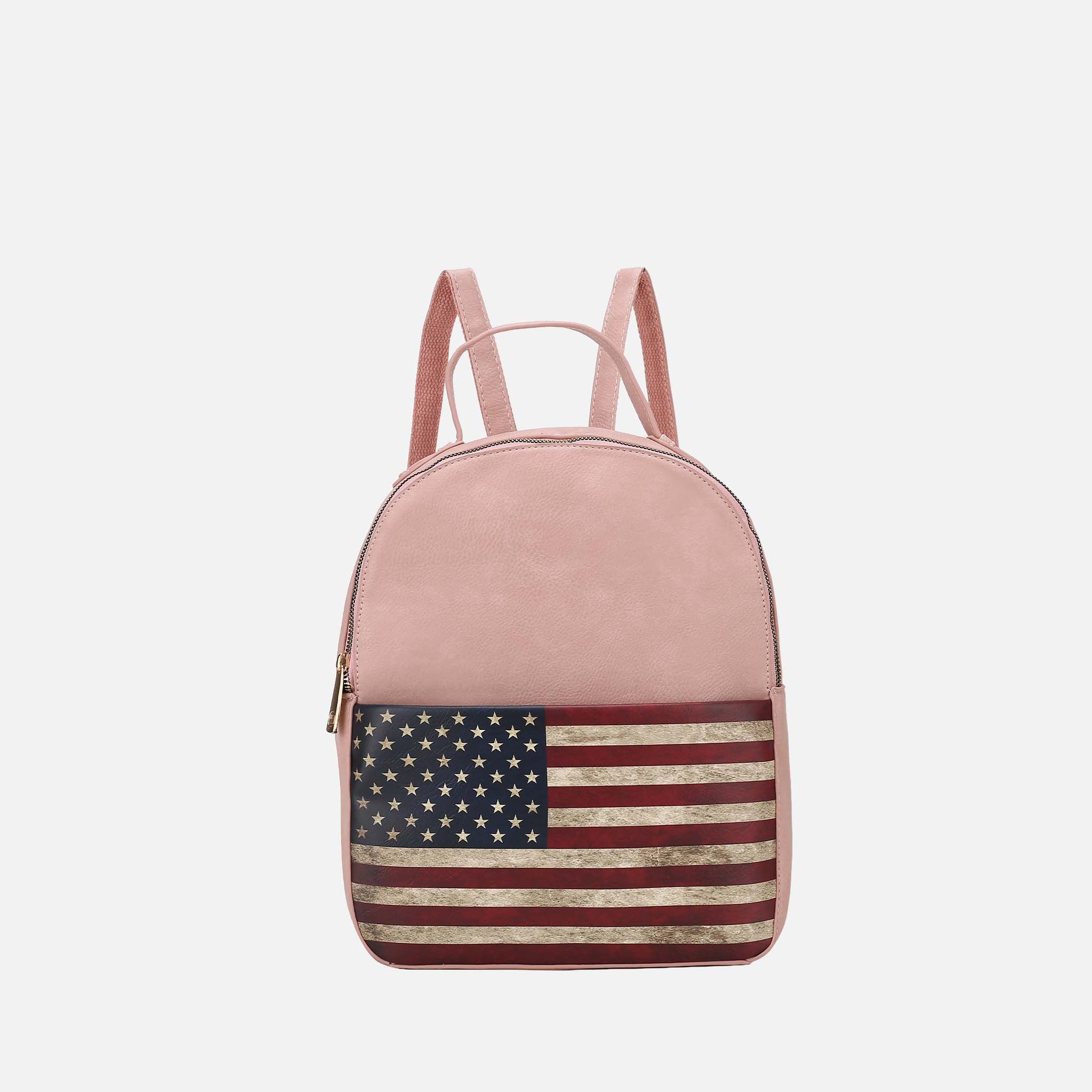 Briella Flag Print Backpack-thumbmail-9