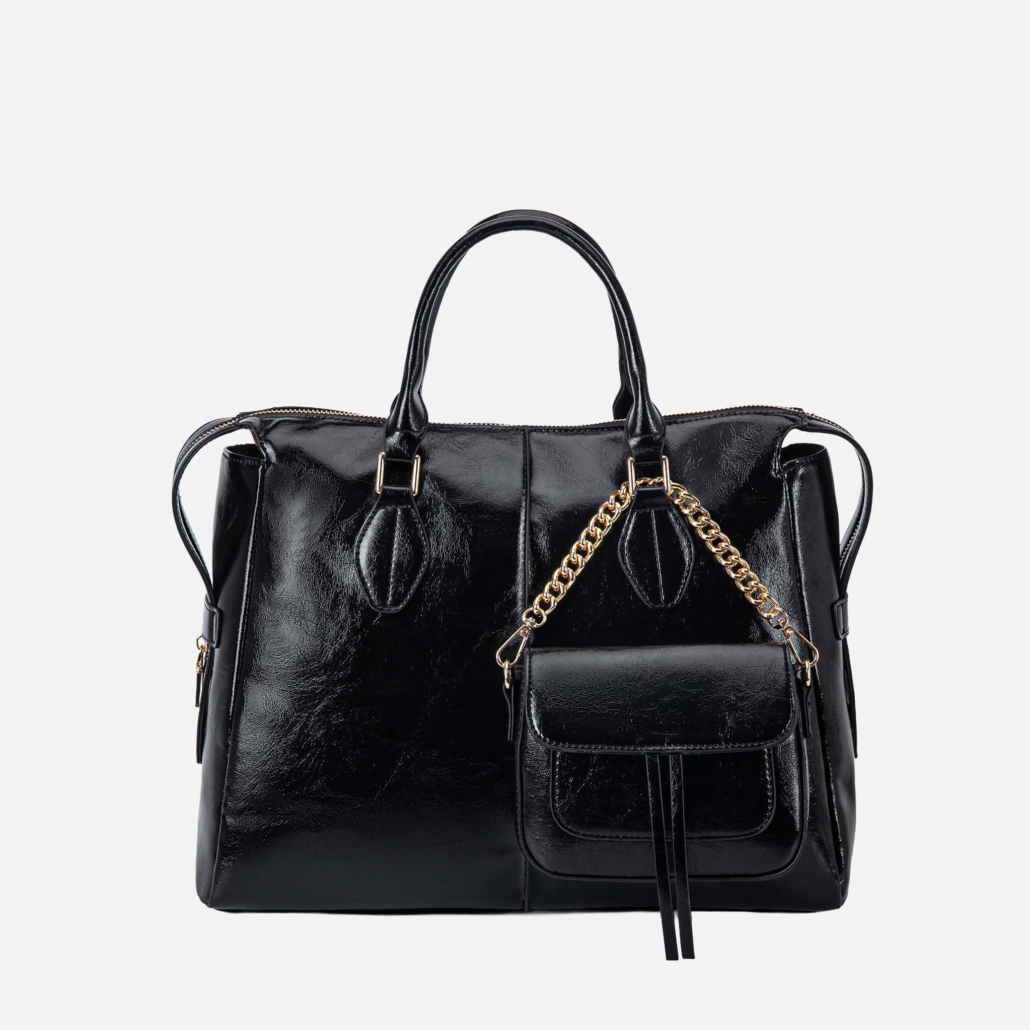 Yareli Tote Bag  With Mini Bag- 2-Piece Set-thumbmail-6