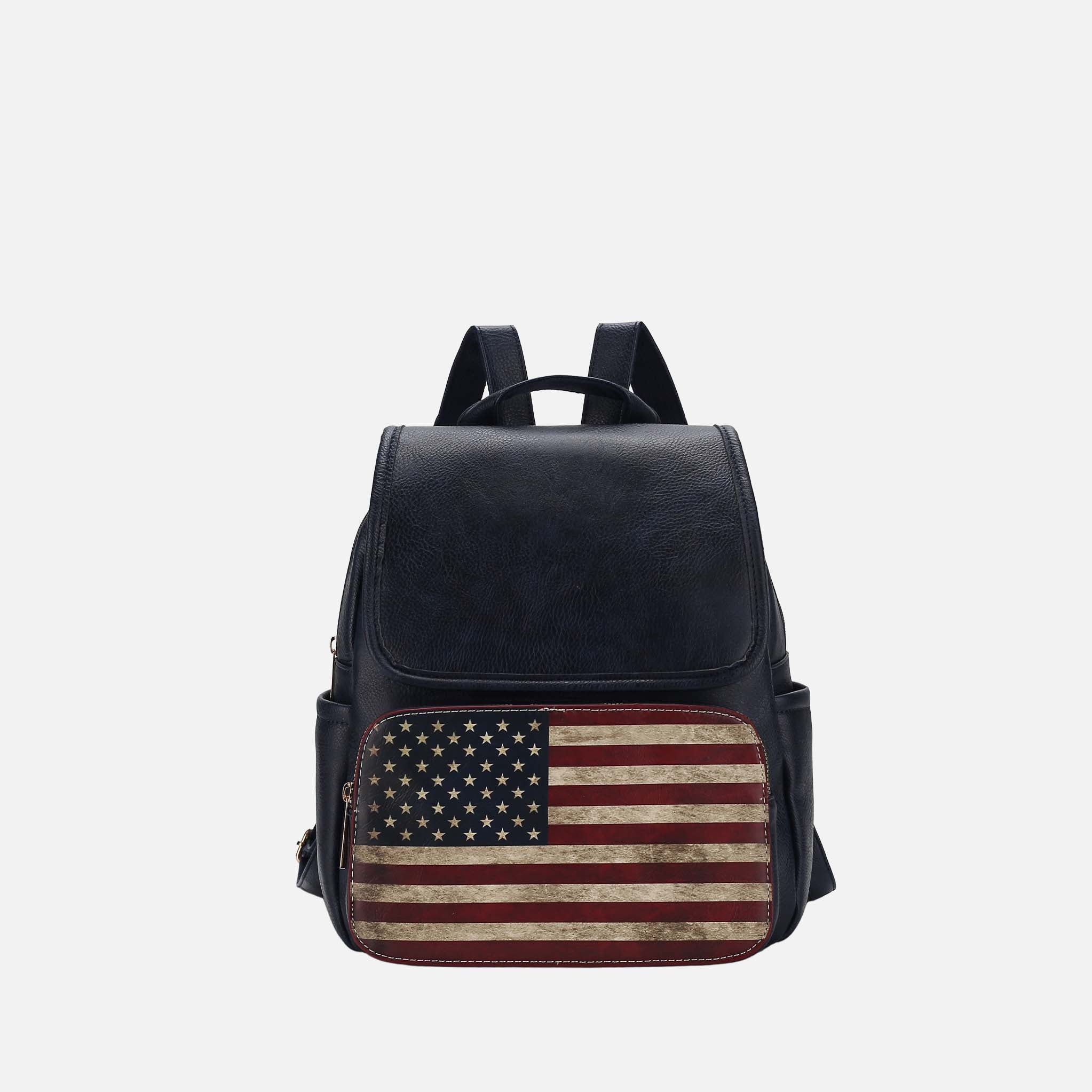 Regina Printed Flag Backpack-thumbmail-5