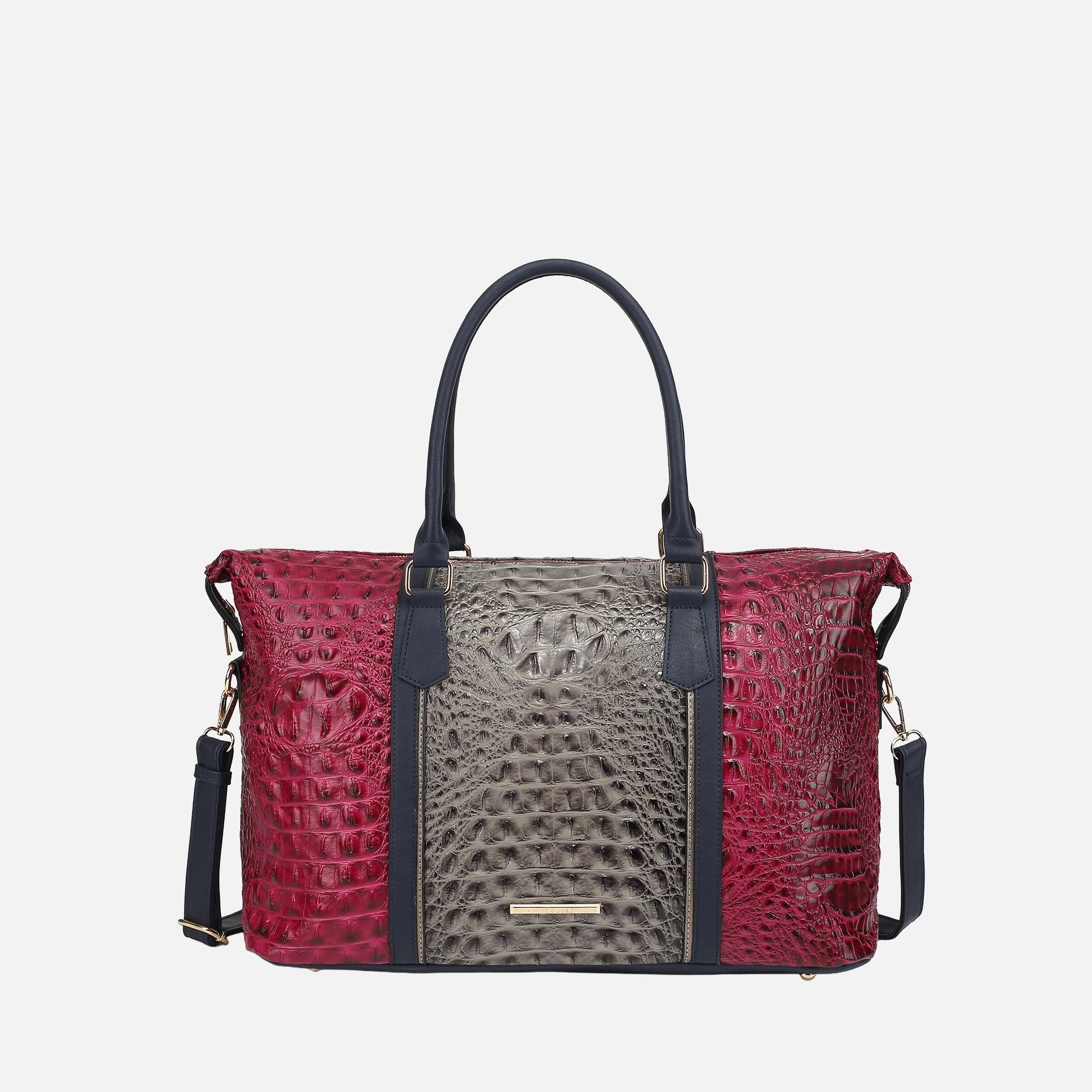Raven Croc Embossed Duffel Bag-thumbmail-13