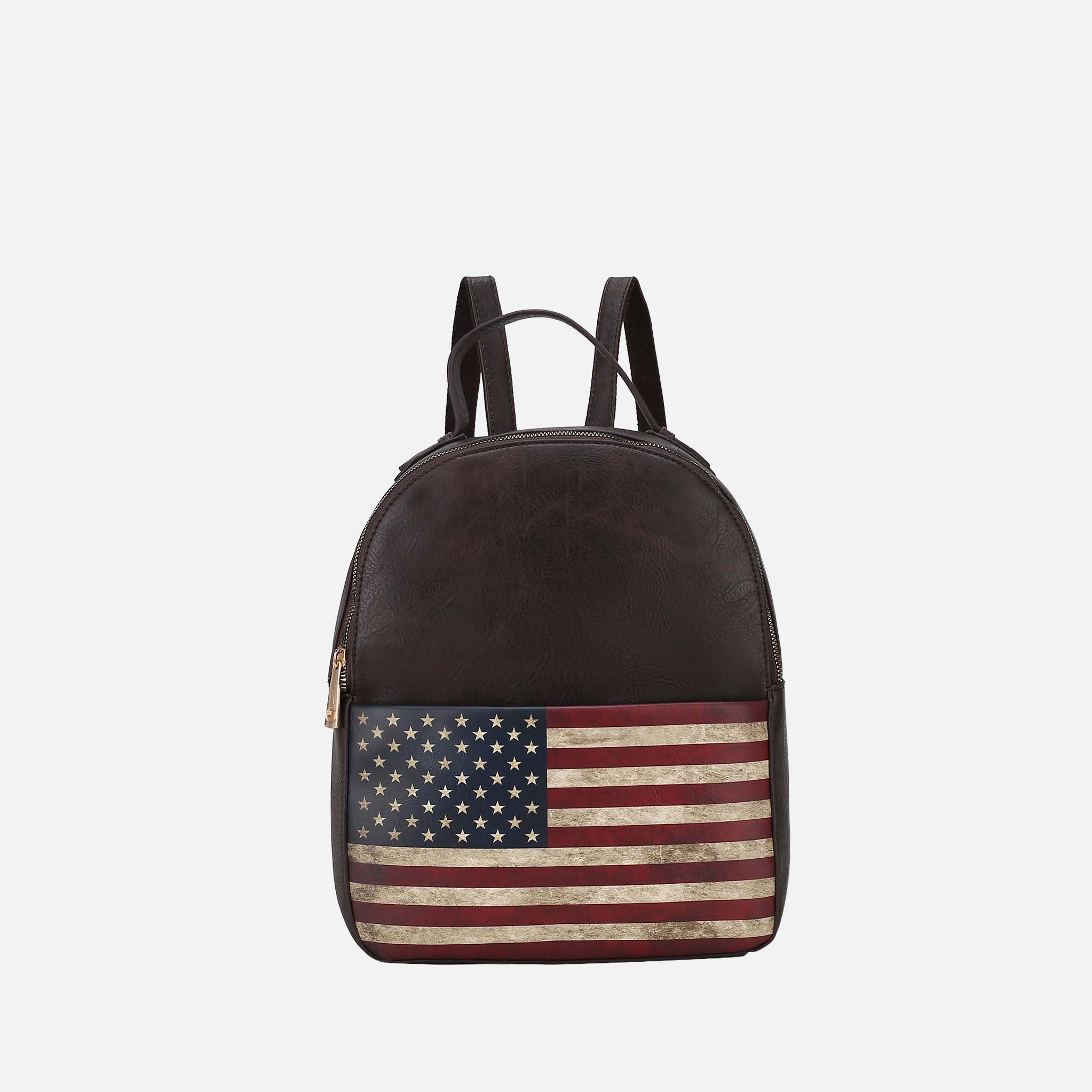 Briella Flag Print Backpack-thumbmail-10