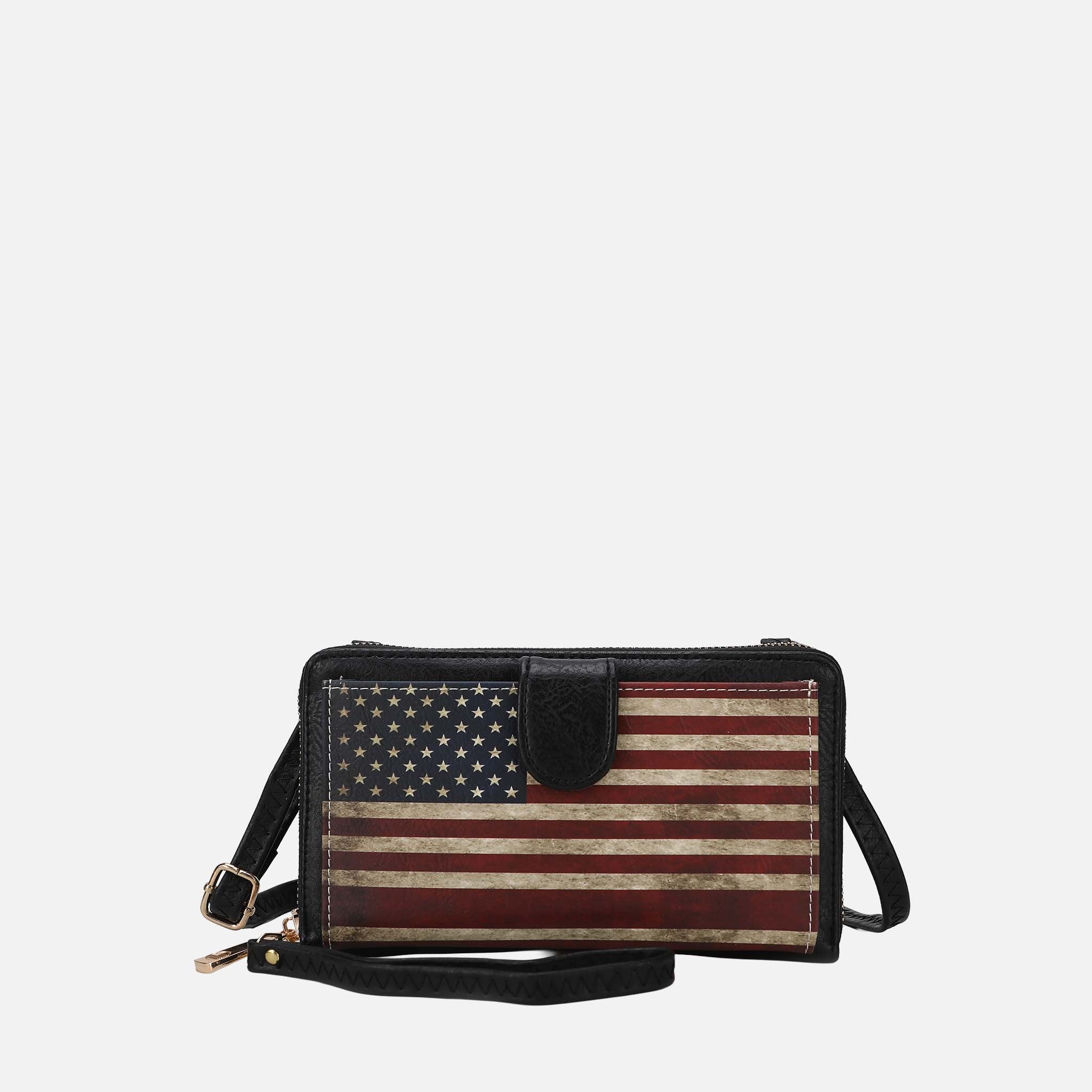 Kiara Printed Flag Phone Crossbody Bag-thumbmail-8