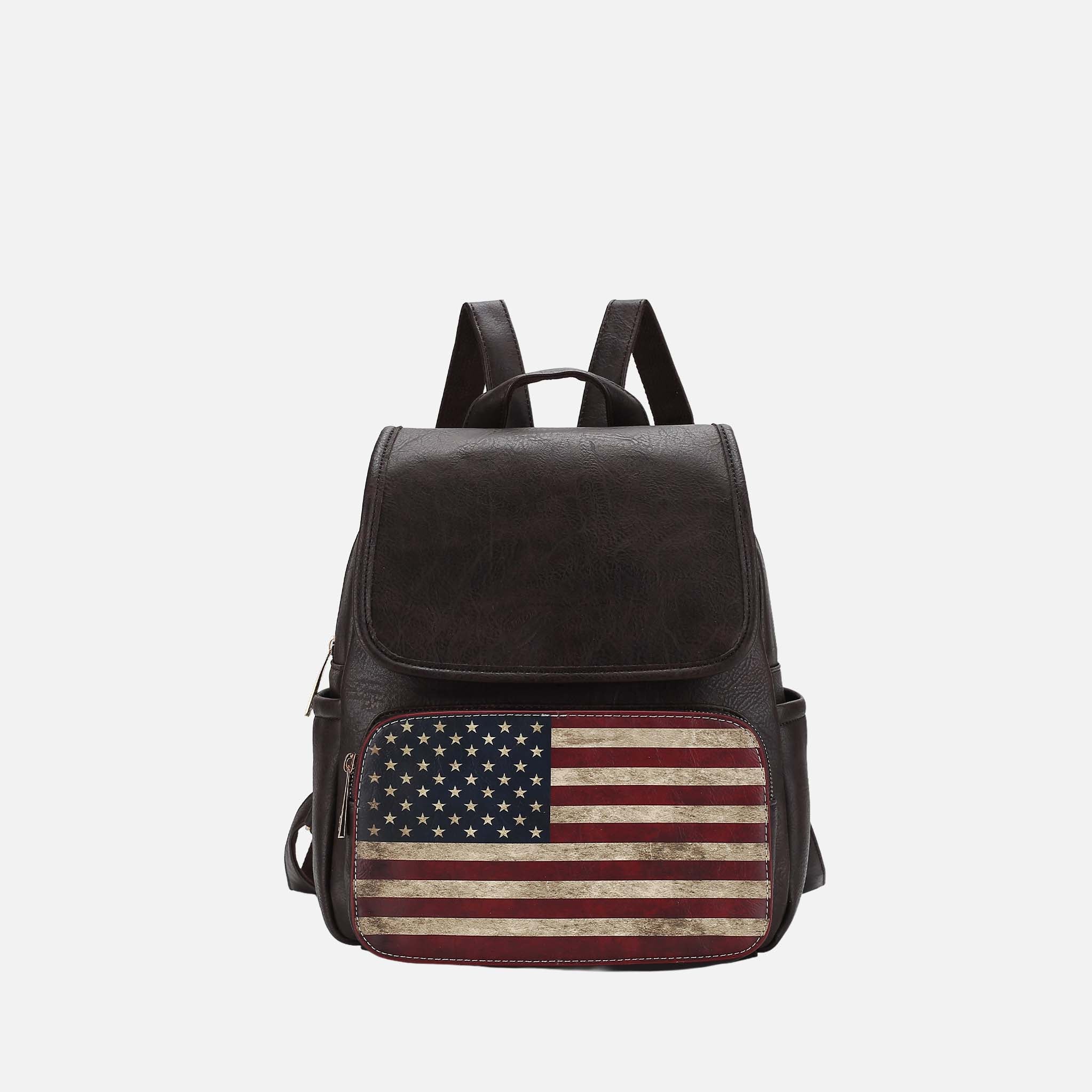 Regina Printed Flag Backpack-thumbmail-11
