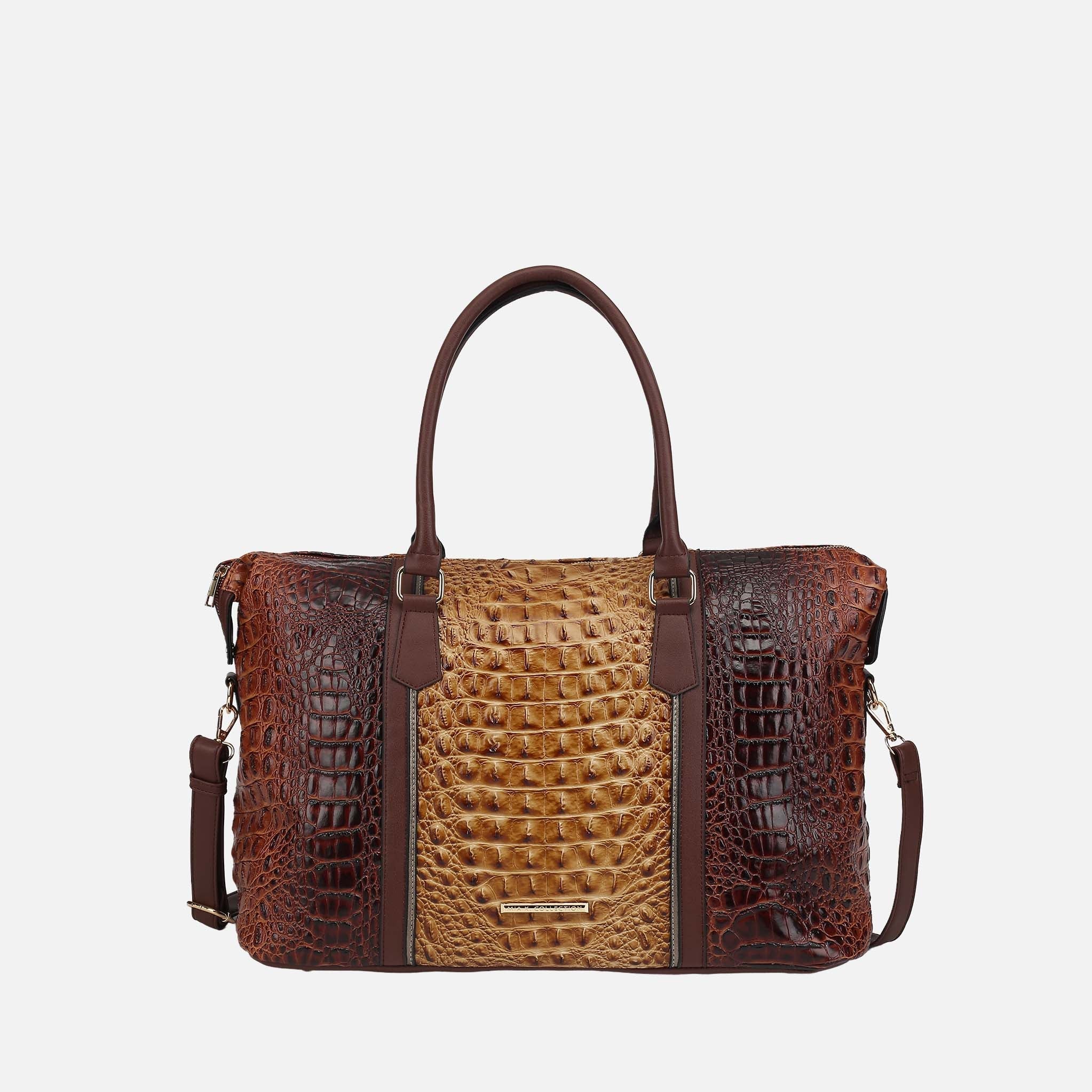 Raven Croc Embossed Duffel Bag-thumbmail-10