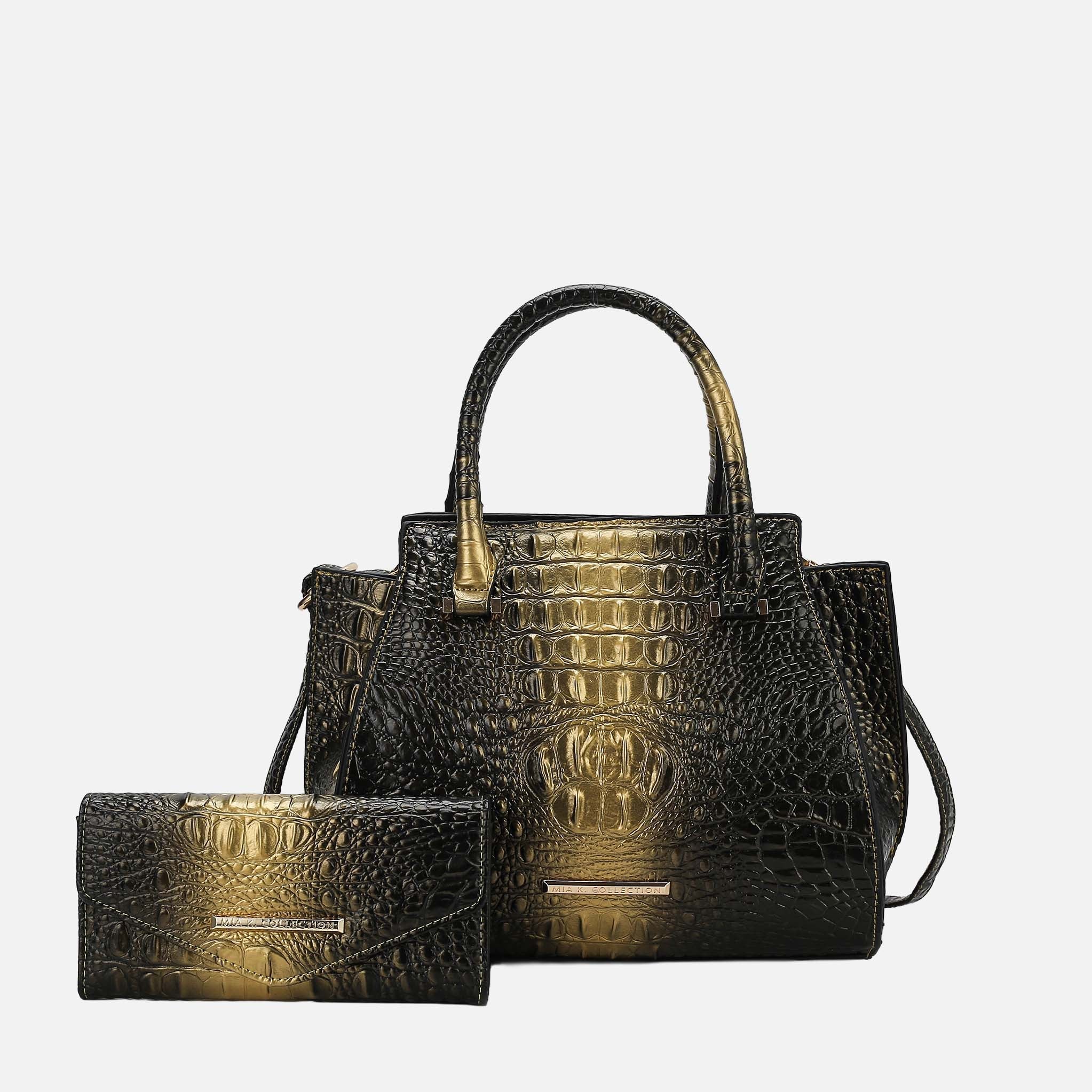 Bently Croc-Embossed Tote and Set-thumbmail-6