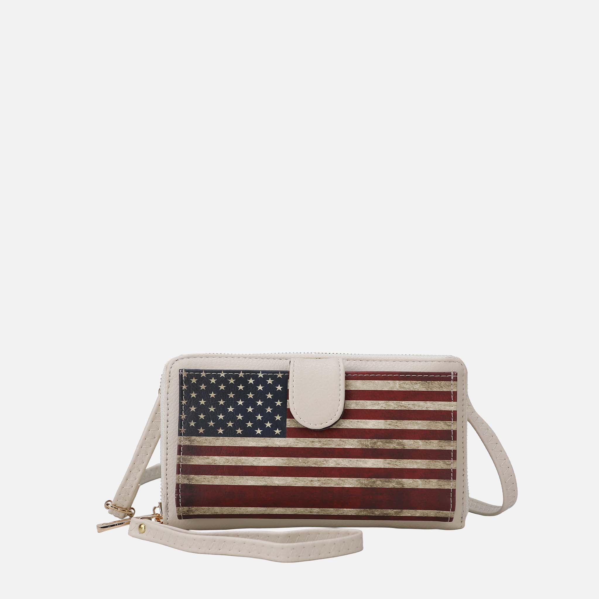 Kiara Printed Flag Phone Crossbody Bag-thumbmail-3