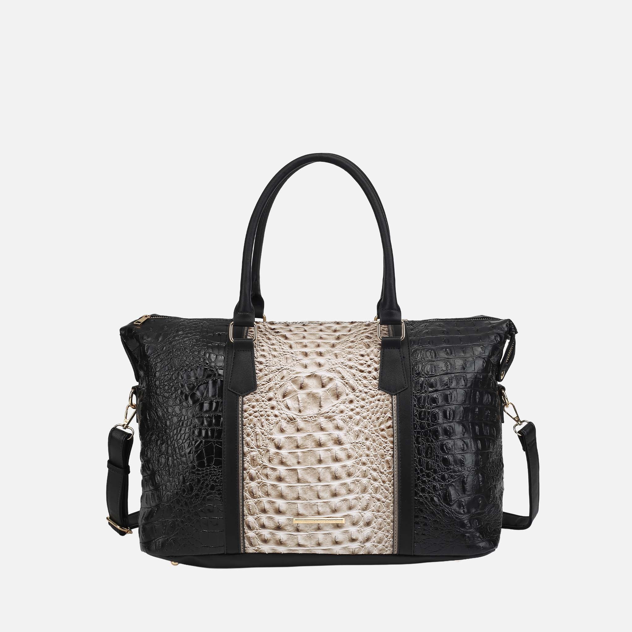 Raven Croc Embossed Duffel Bag-thumbmail-13