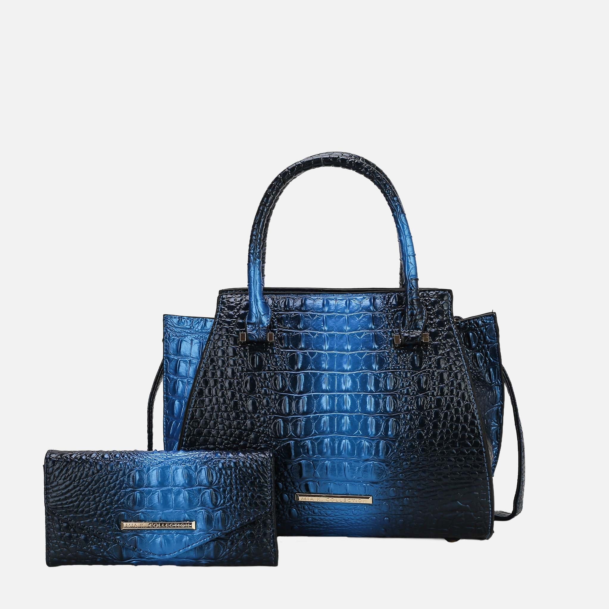 Bently Croc-Embossed Tote and Set-thumbmail-2
