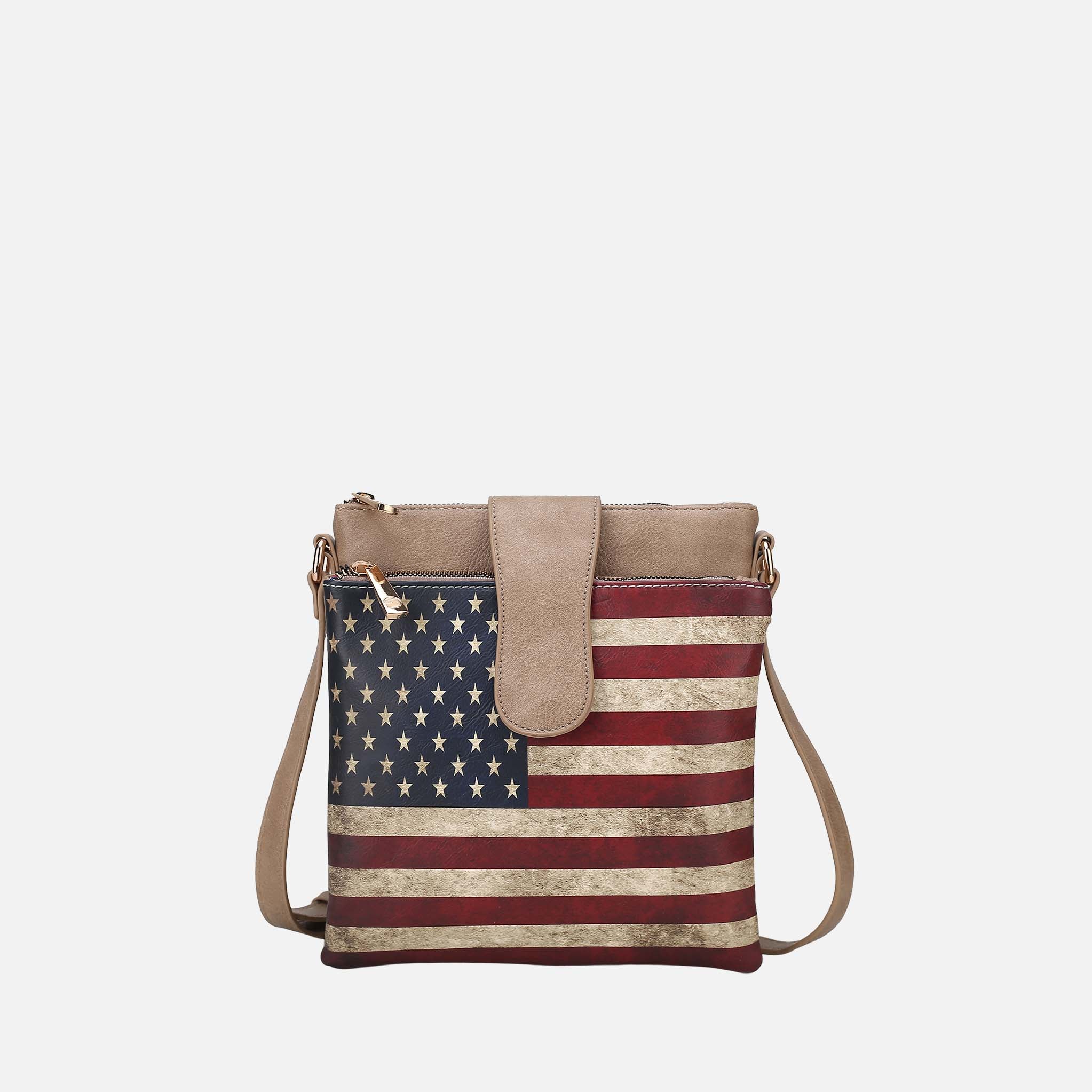 Josephine Printed Flag Crossbody Bag-thumbmail-14