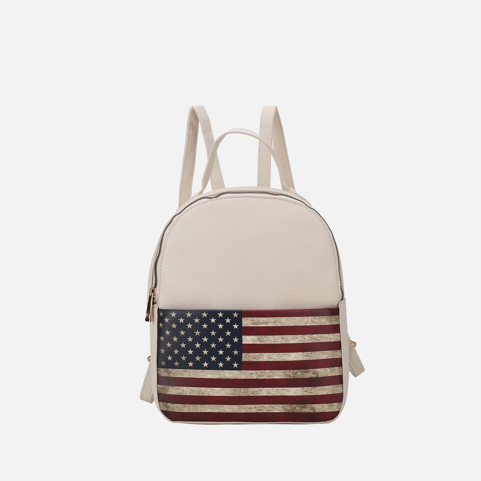 Briella Flag Print Backpack-thumbmail-12
