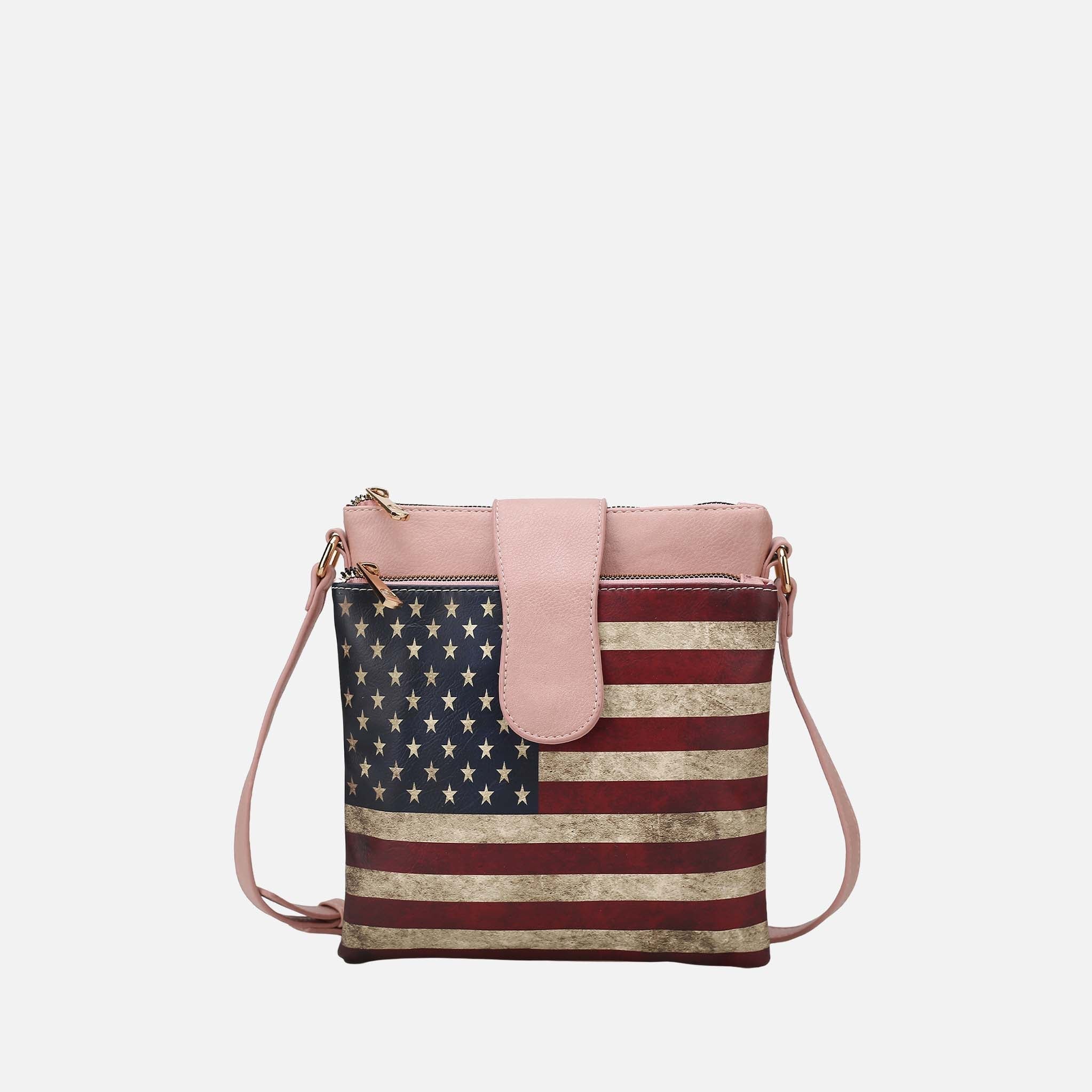 Josephine Printed Flag Crossbody Bag-thumbmail-13