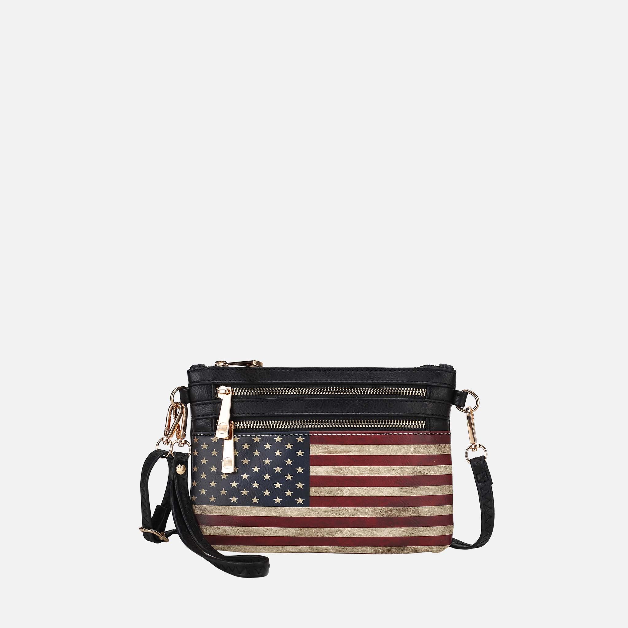 Alisson Printed Flag Crossbody Bag-thumbmail-9