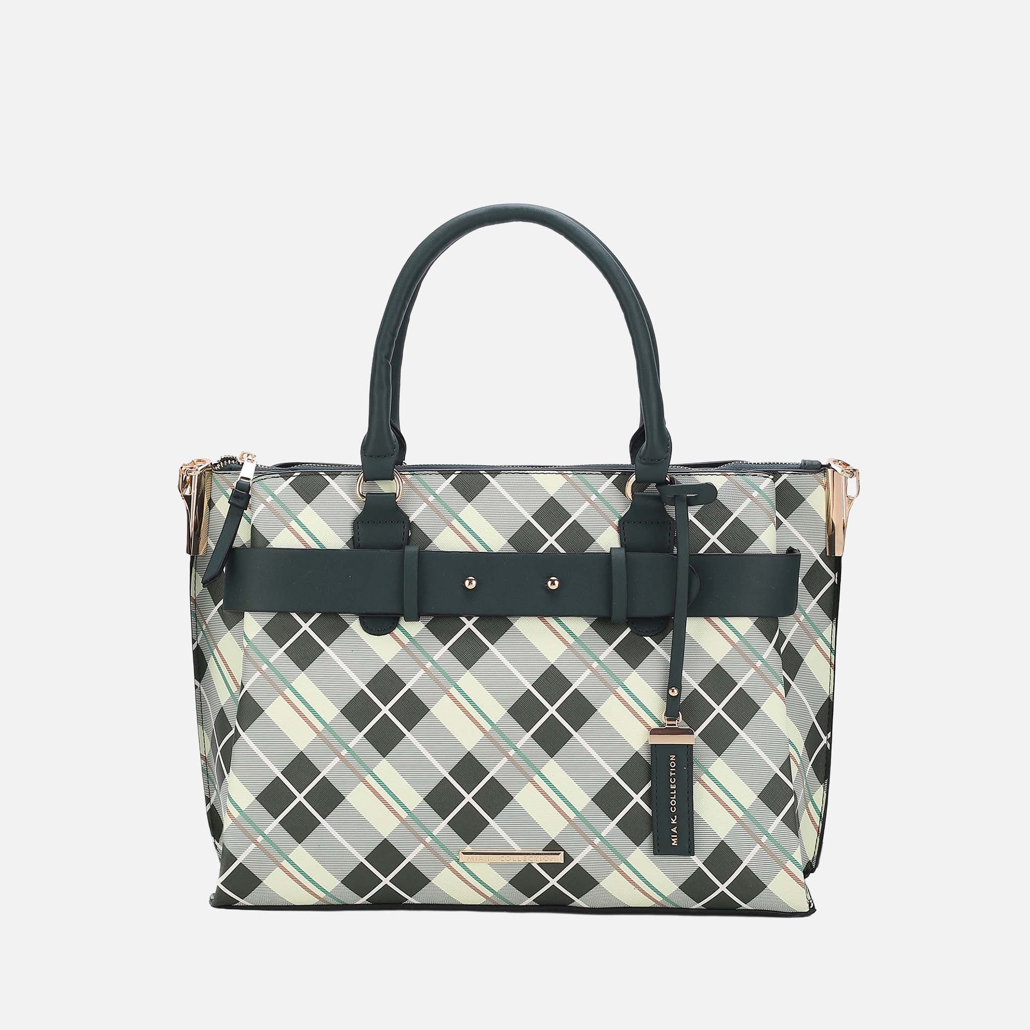 Vivian Plaid Shoulder Bag-thumbmail-9