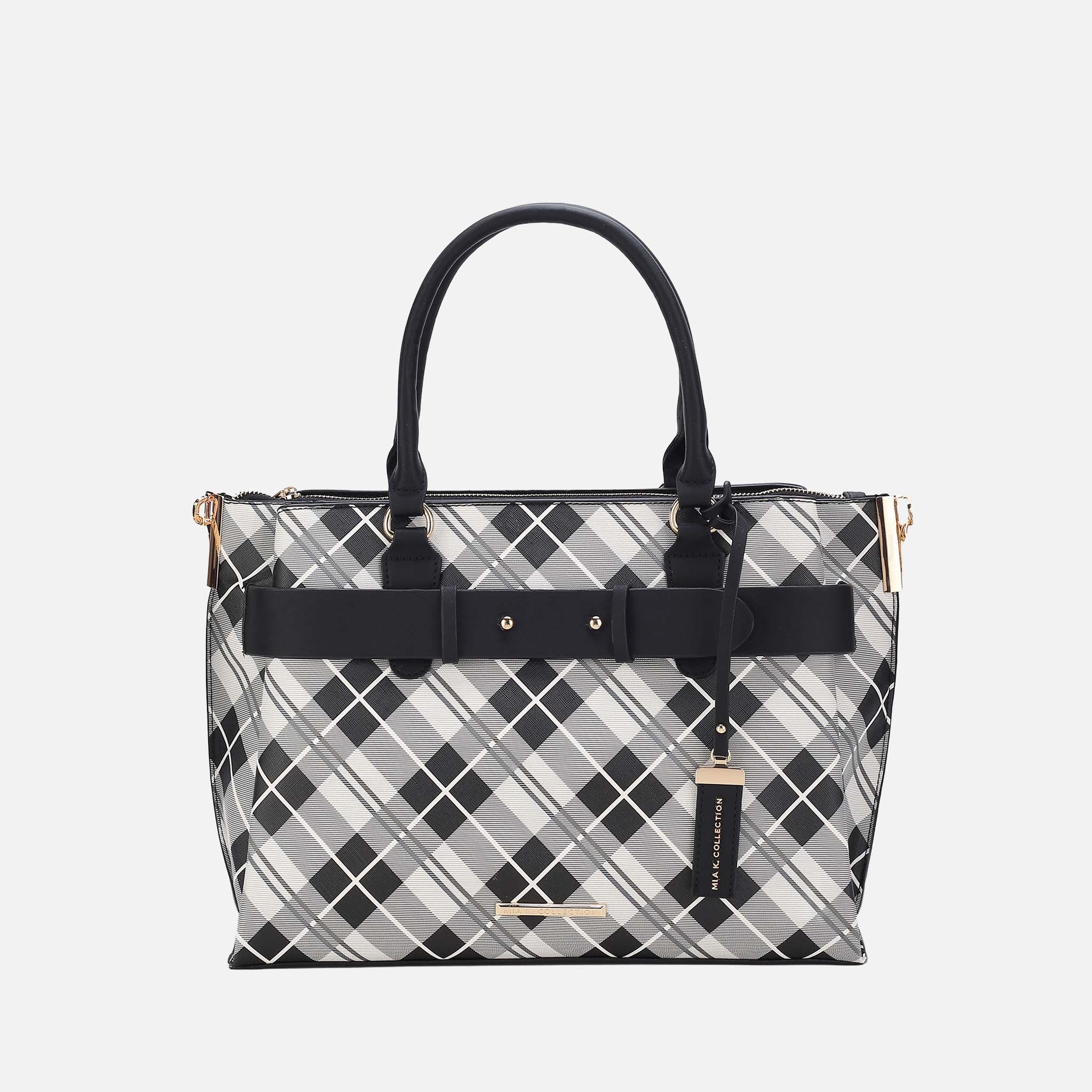 Vivian Plaid Shoulder Bag-thumbmail-1