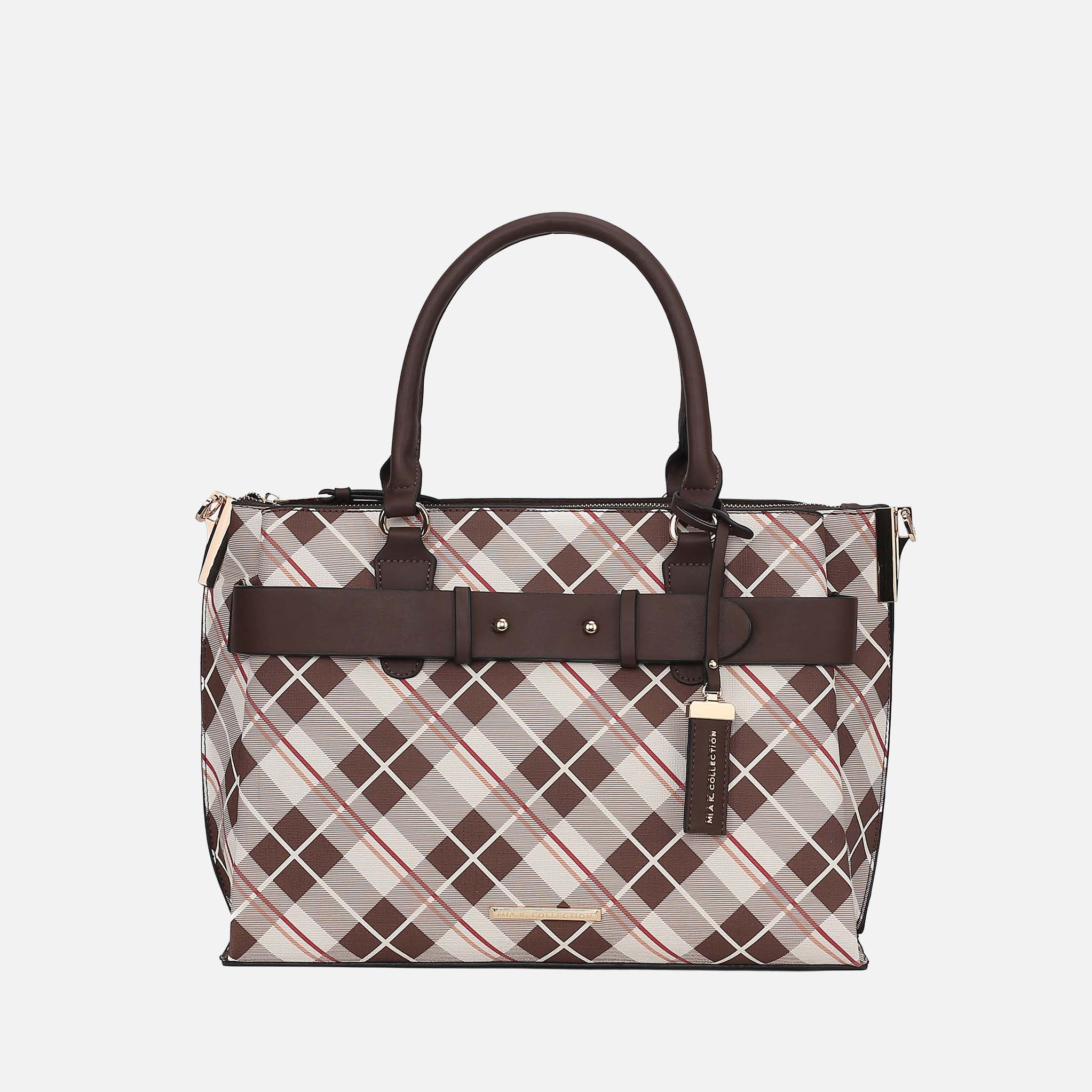 Vivian Plaid Shoulder Bag-thumbmail-5