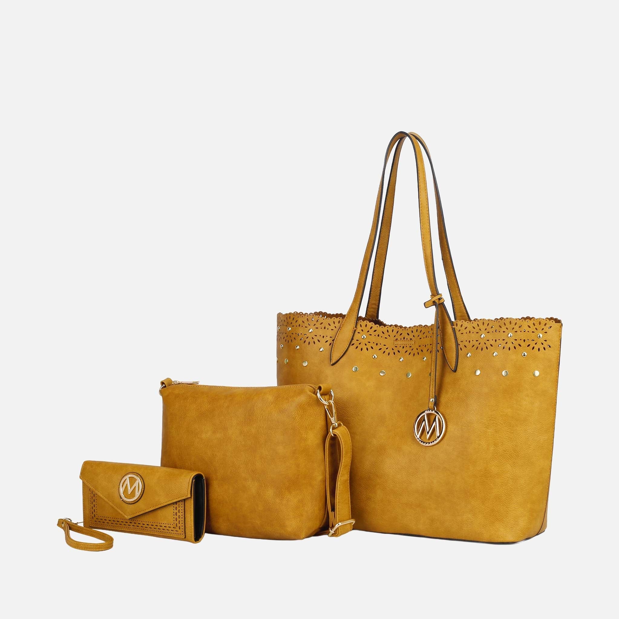 Mariahna 3 Pcs Shopper Tote, Crossbody and Wallet-thumbmail-2