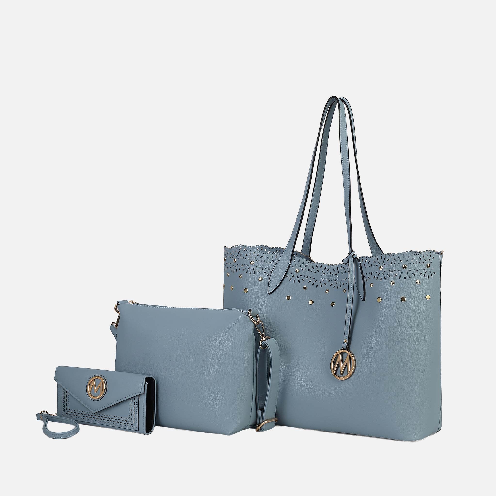 Mariahna 3 Pcs Shopper Tote, Crossbody and Wallet-thumbmail-4