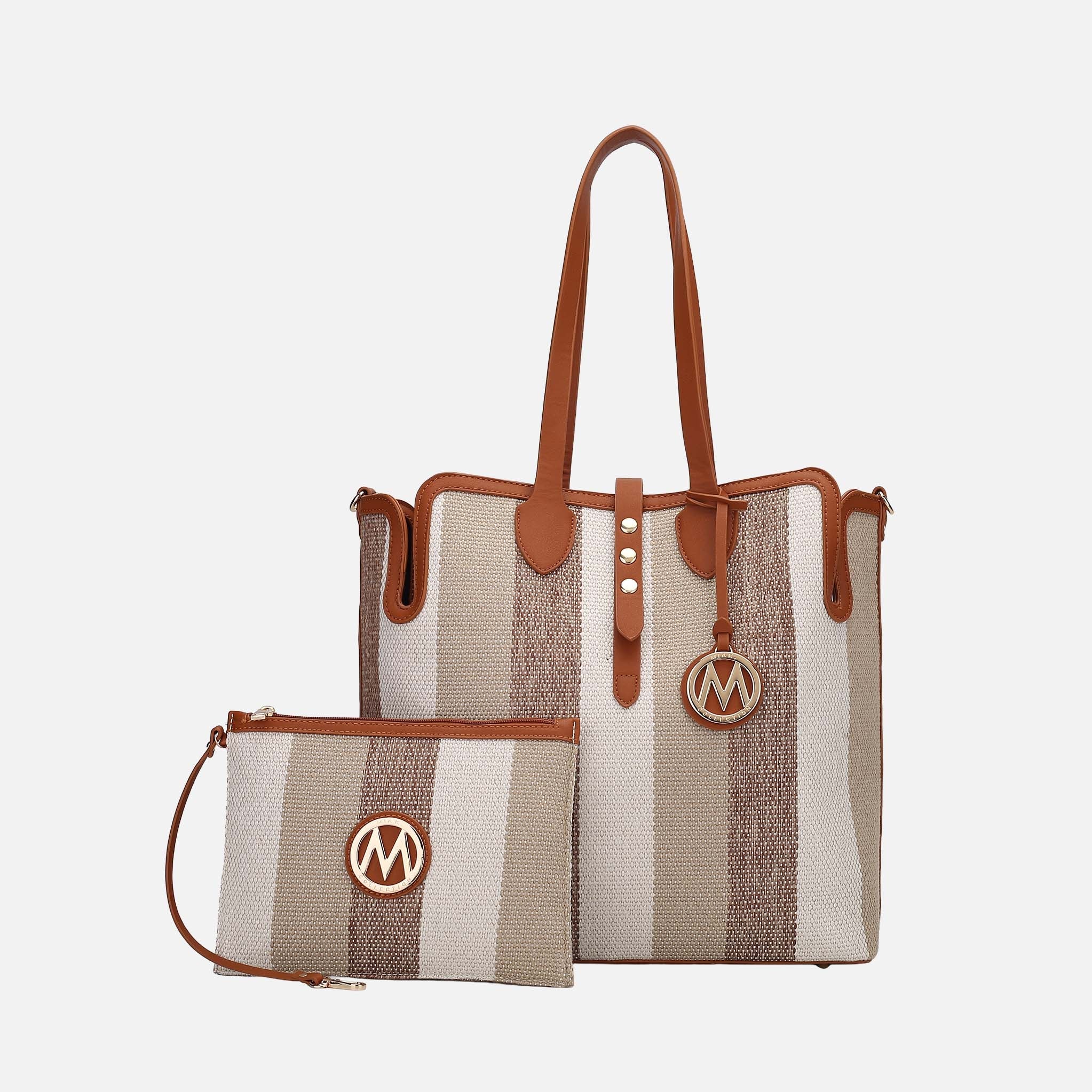 Juliana Tote Bag and Wristlet Set-thumbmail-4
