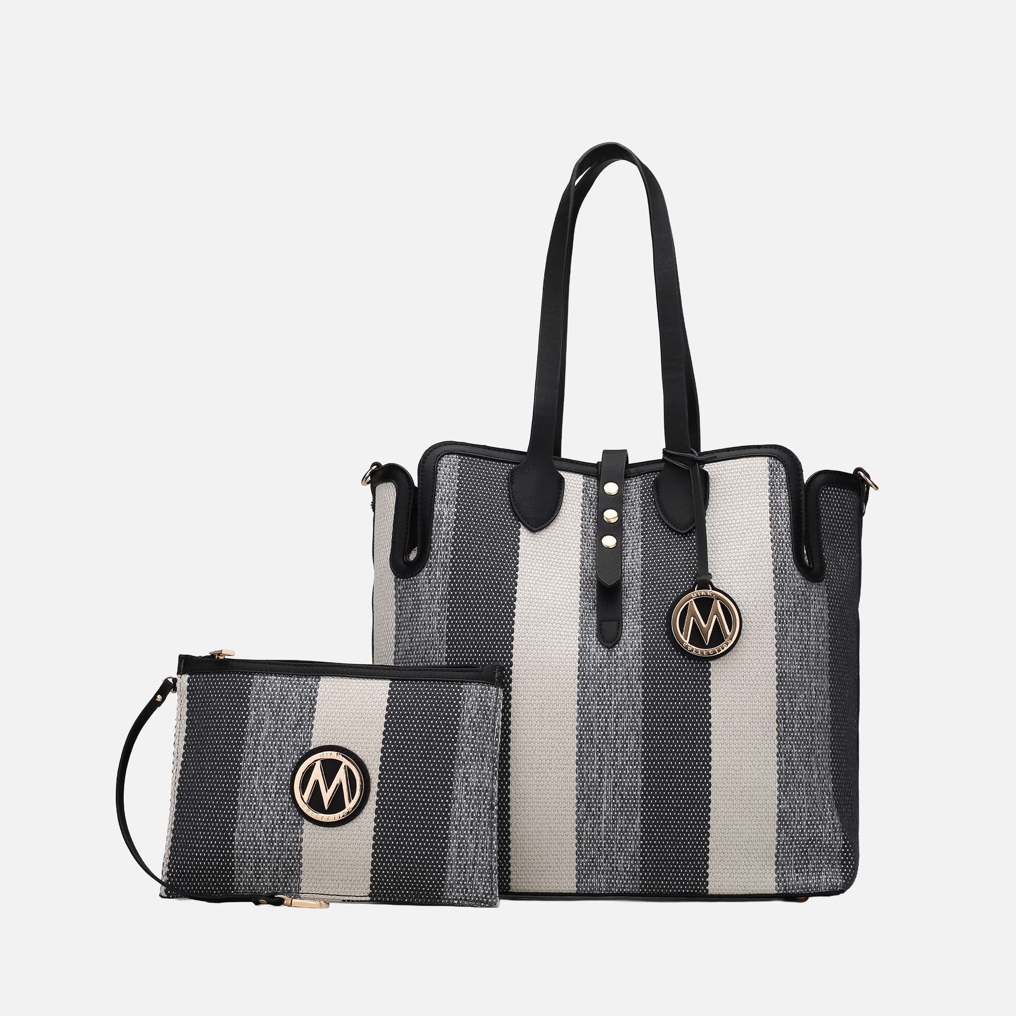 Juliana Tote Bag and Wristlet Set-thumbmail-11