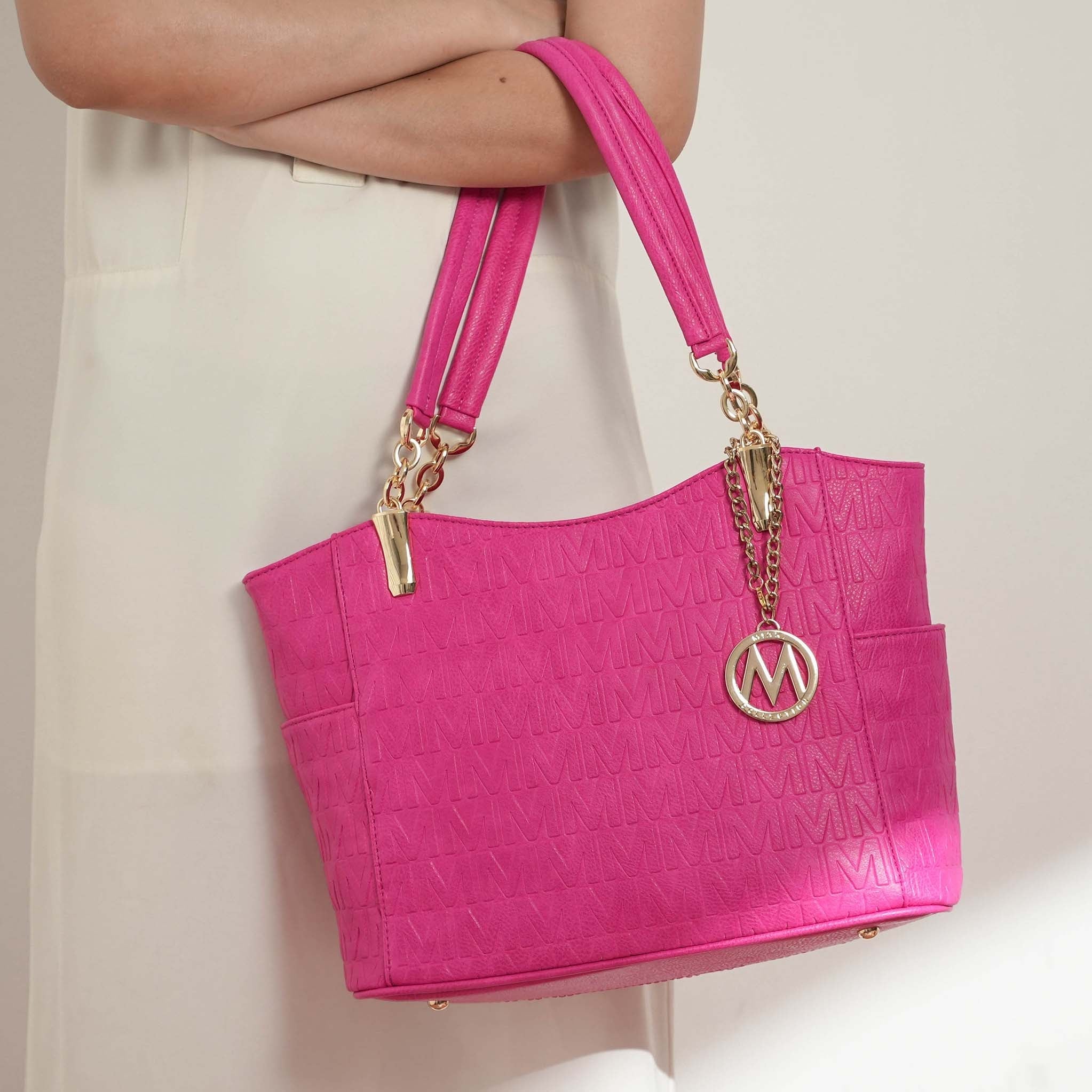 Allison Signature Tote Bag and Wallet Set-thumbmail-9