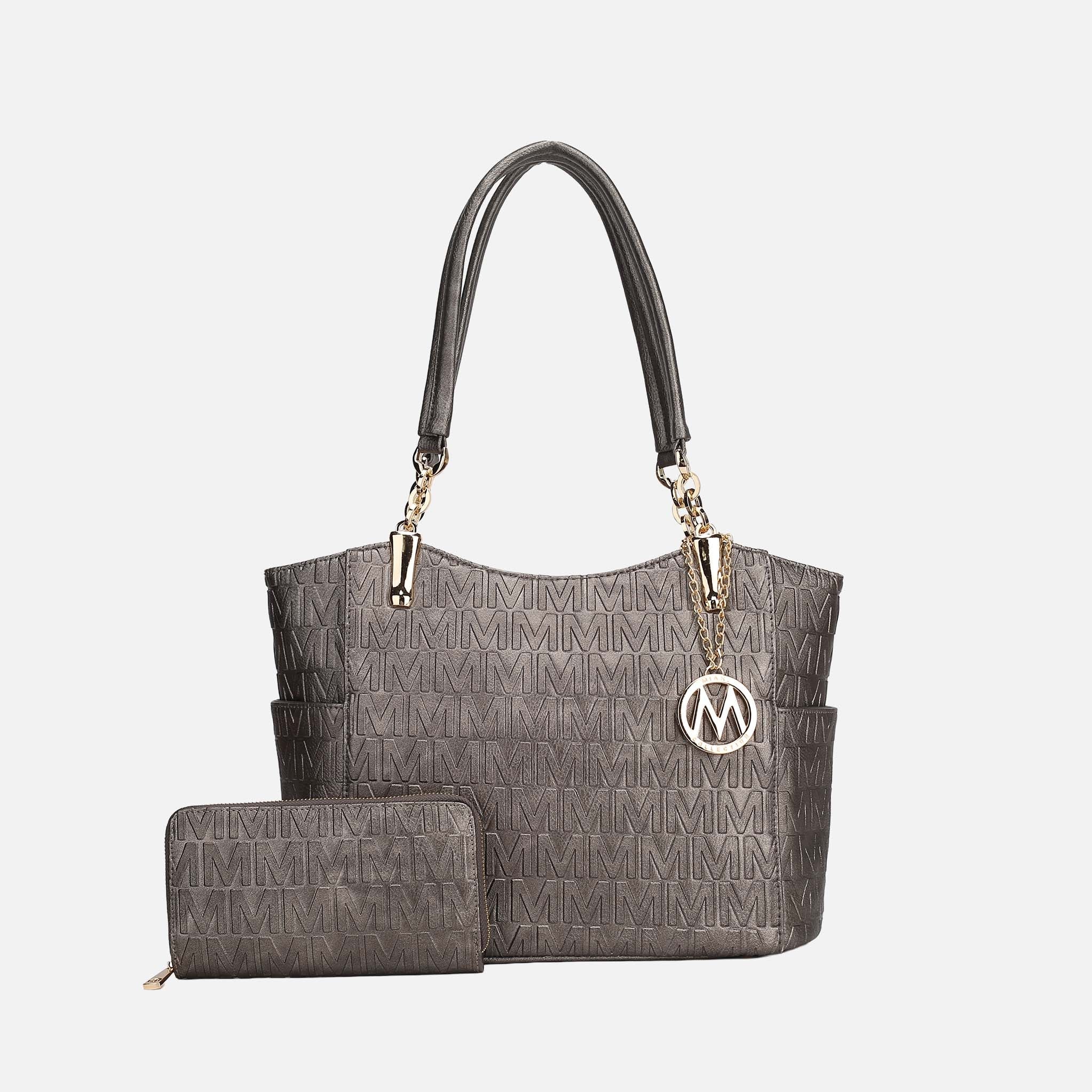 Allison Signature Tote Bag and Wallet Set-thumbmail-13